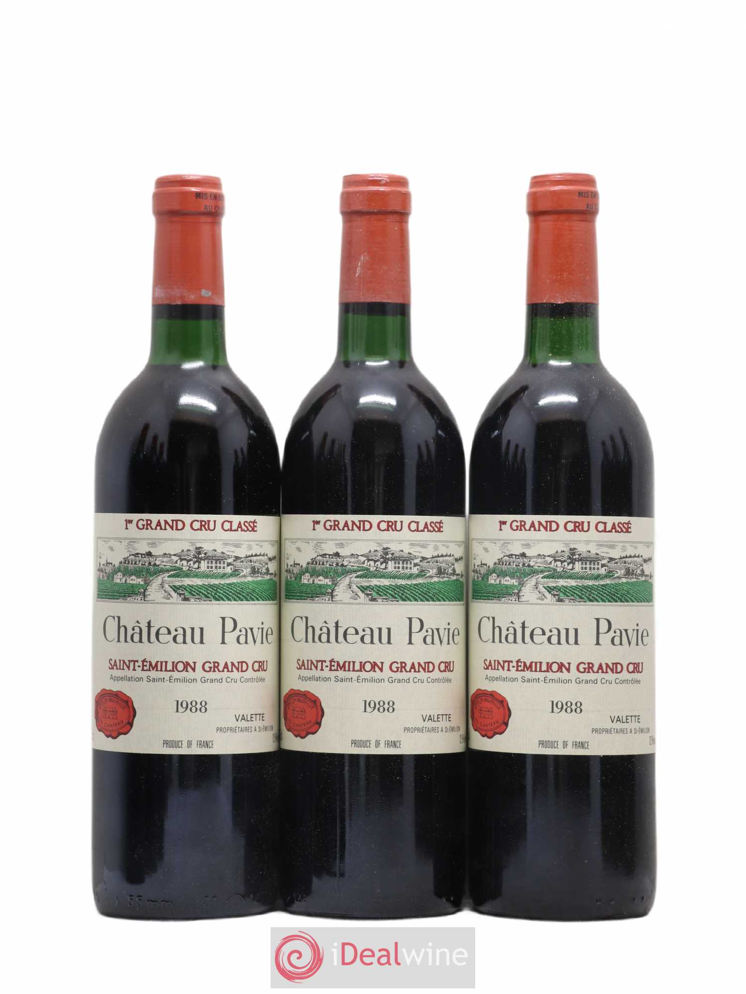 Château Pavie 1er Grand Cru Classé A 1988 - Lot de 12 bouteilles - 2