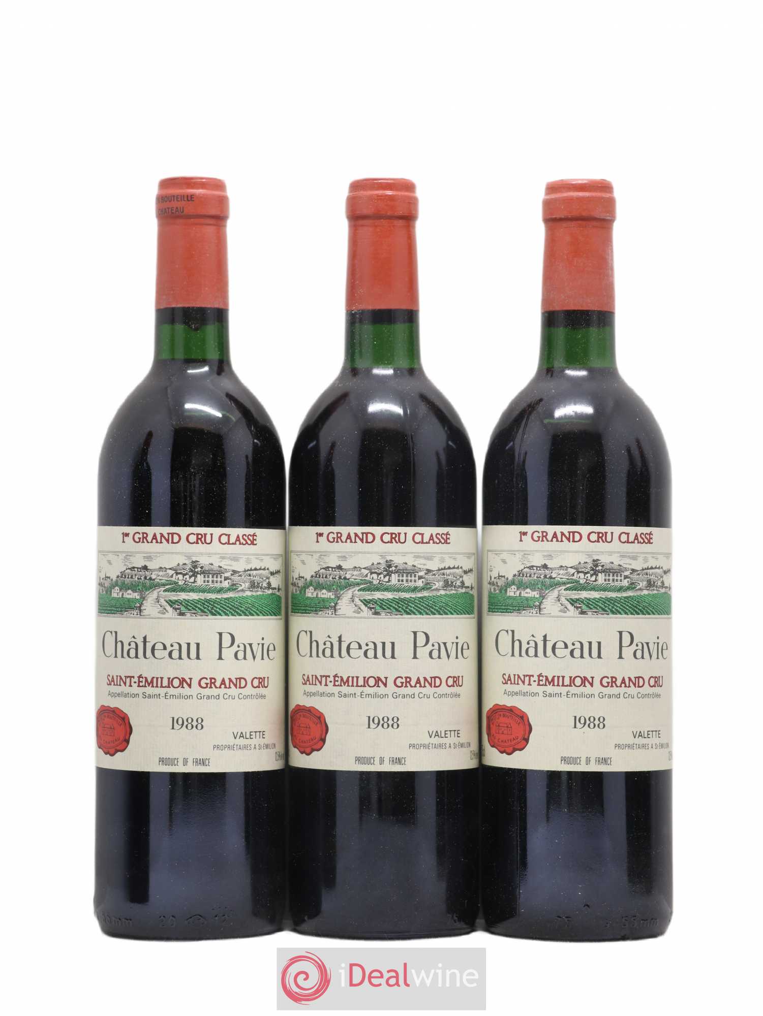 Château Pavie 1er Grand Cru Classé A 1988 - Lot de 12 bouteilles - 3