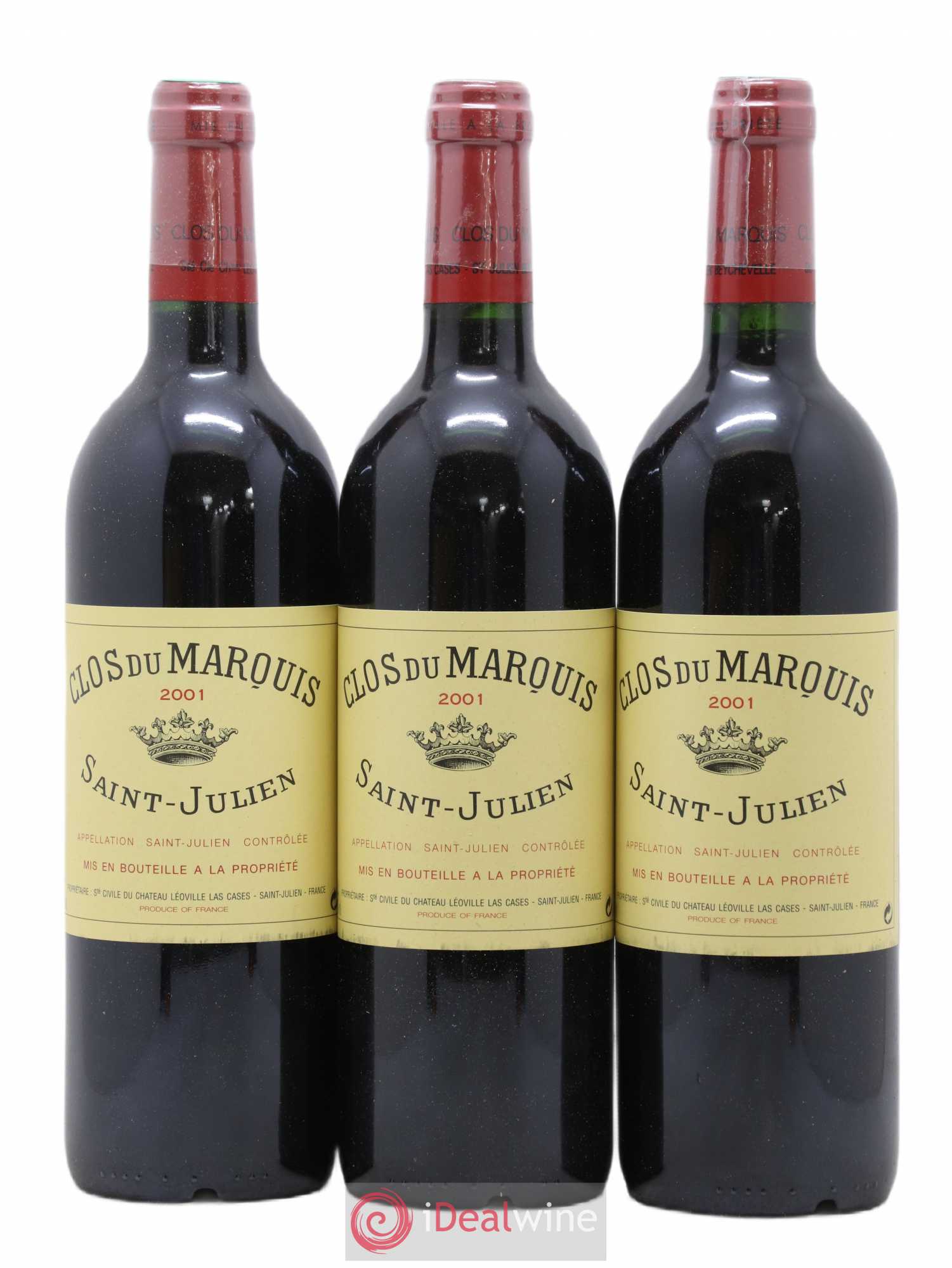 Clos du Marquis 2001 - Lot de 6 bouteilles - 1