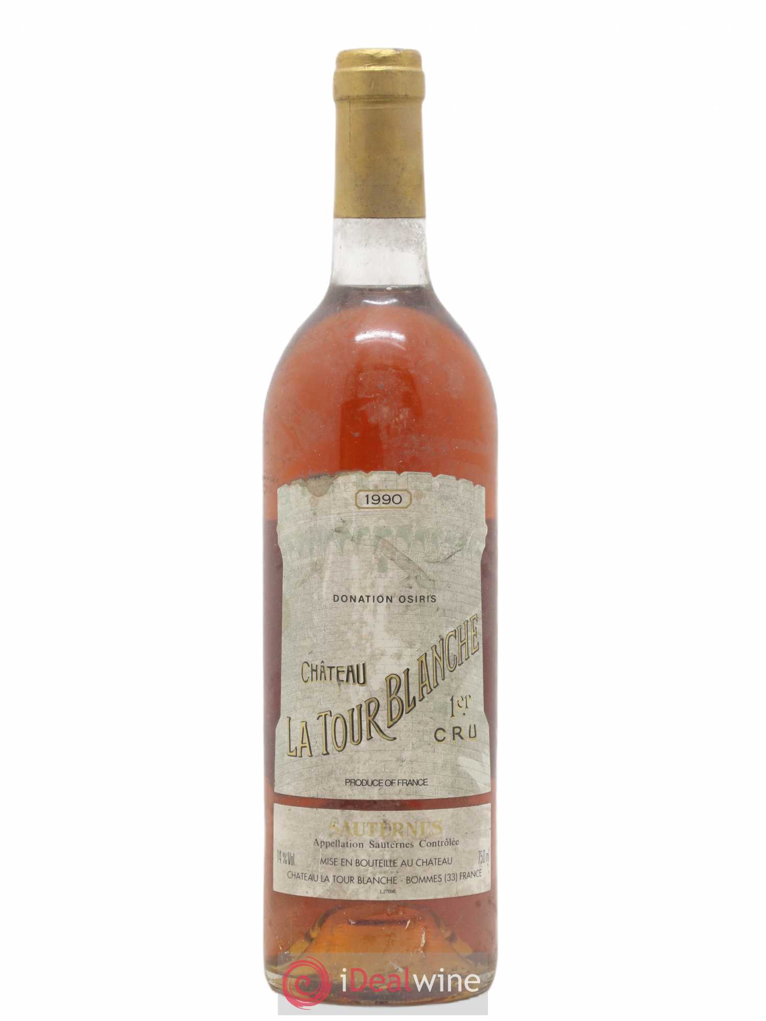 Château la Tour Blanche 1er Grand Cru Classé 1990 - Lotto di 1 bottiglia - 0