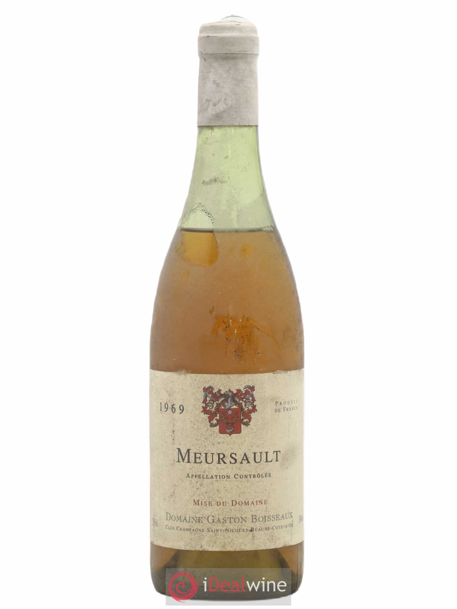 Meursault Gaston Boisseaux 1969 - Posten von 1 Flasche - 0