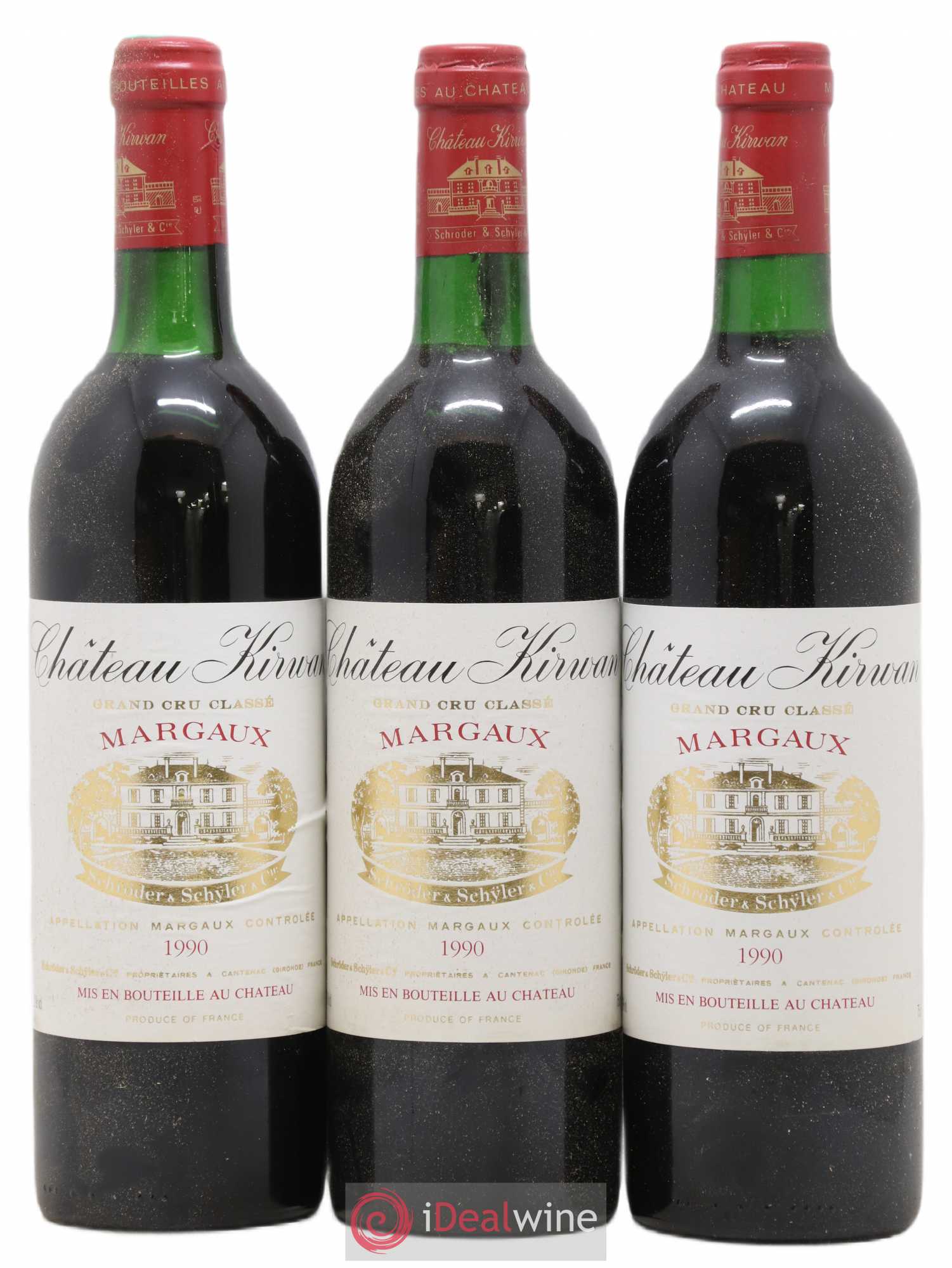 Château Kirwan 3ème Grand Cru Classé 1990 - Lot de 6 bouteilles - 1