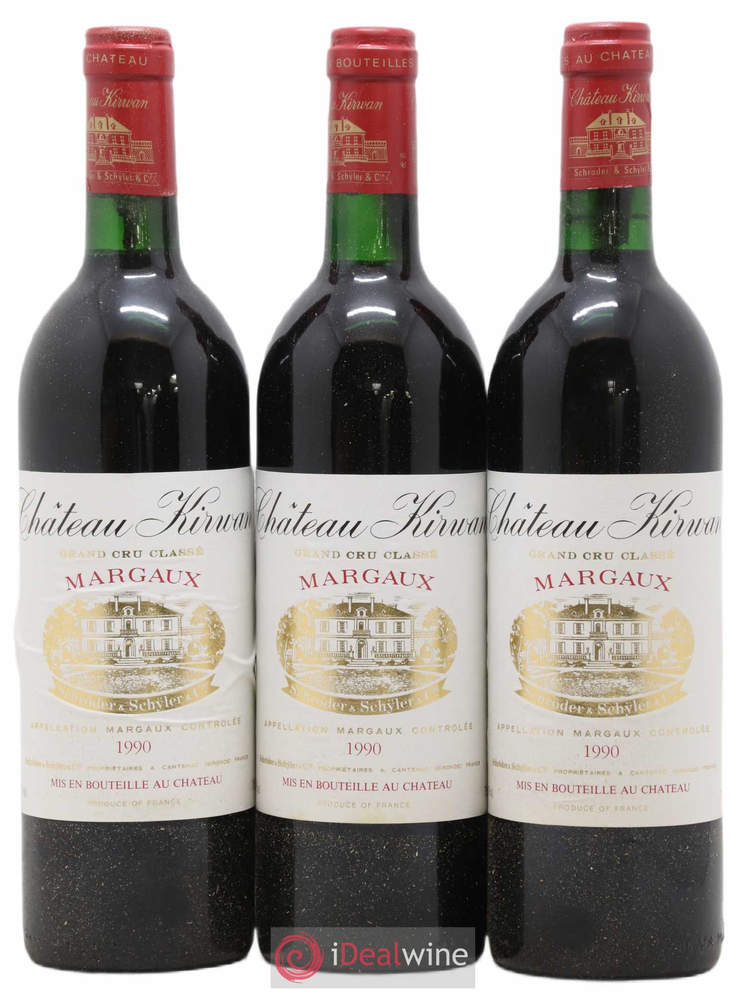 Château Kirwan 3ème Grand Cru Classé 1990 - Lot de 6 bouteilles - 2
