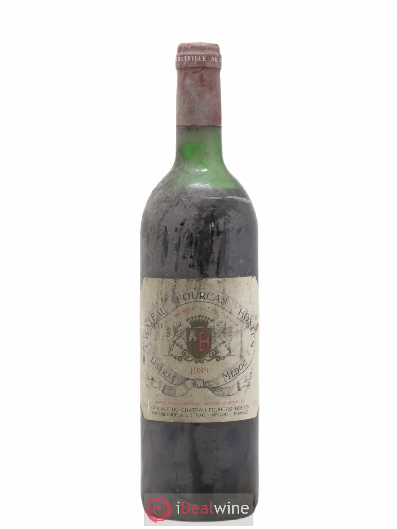 Château Fourcas Hosten Cru Bourgeois 1989 - Lot de 1 bouteille - 0