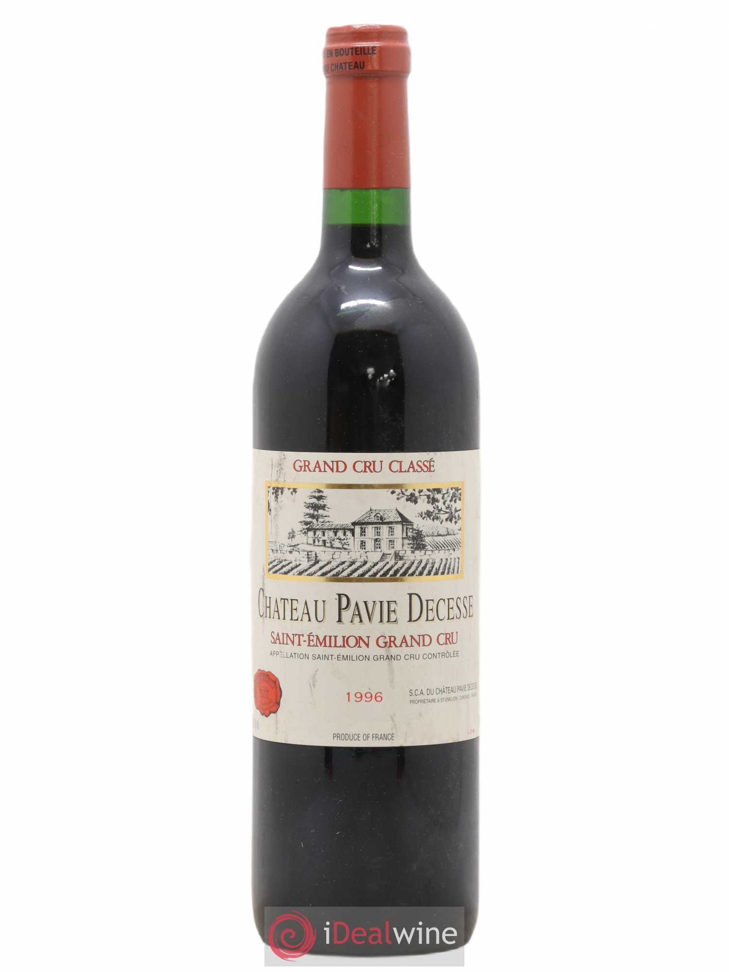 Château Pavie Decesse Grand Cru Classé 1996 - Lot de 1 bouteille - 0