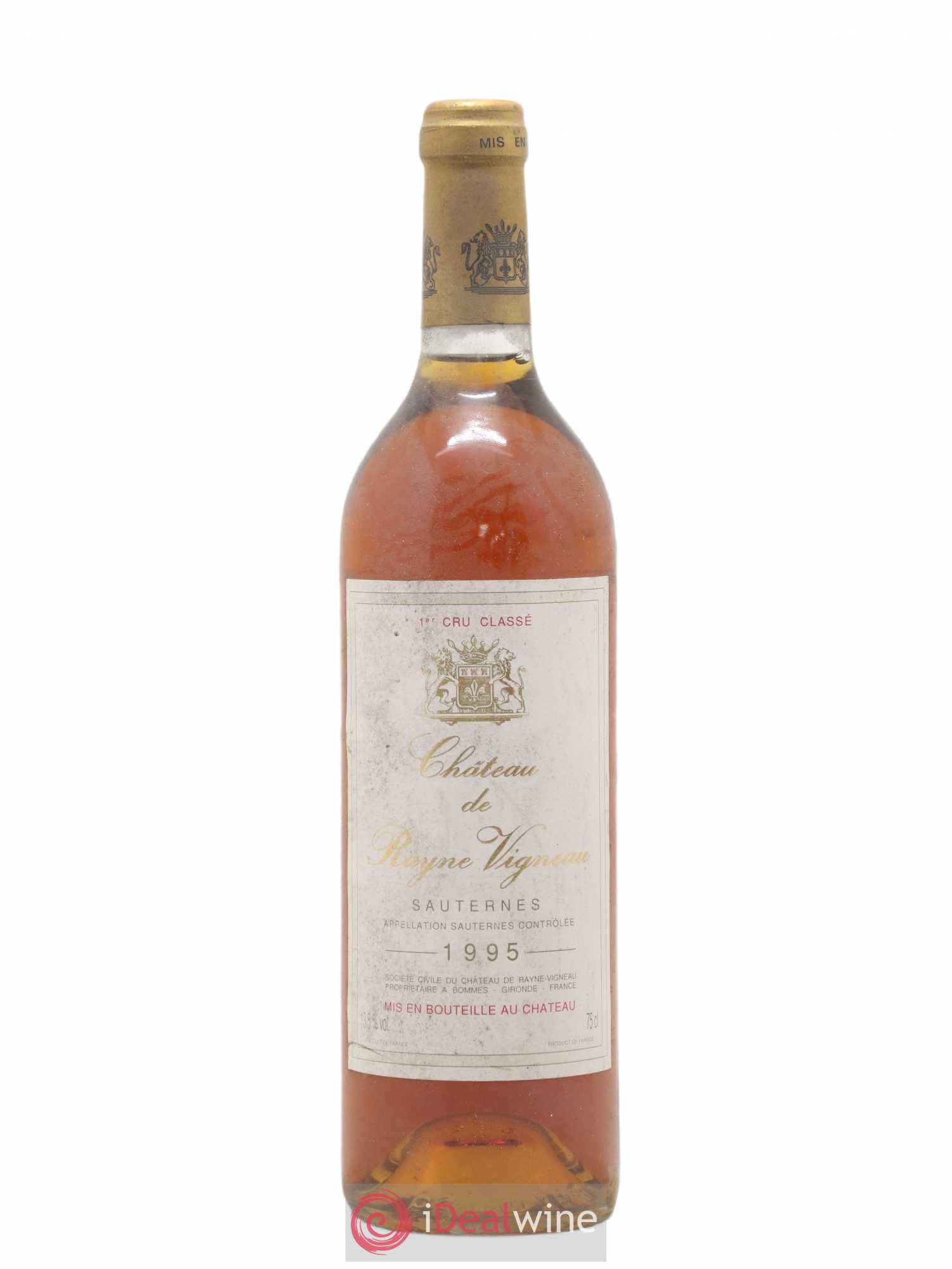 Château de Rayne Vigneau 1er Grand Cru Classé 1995 - Lotto di 1 bottiglia - 0