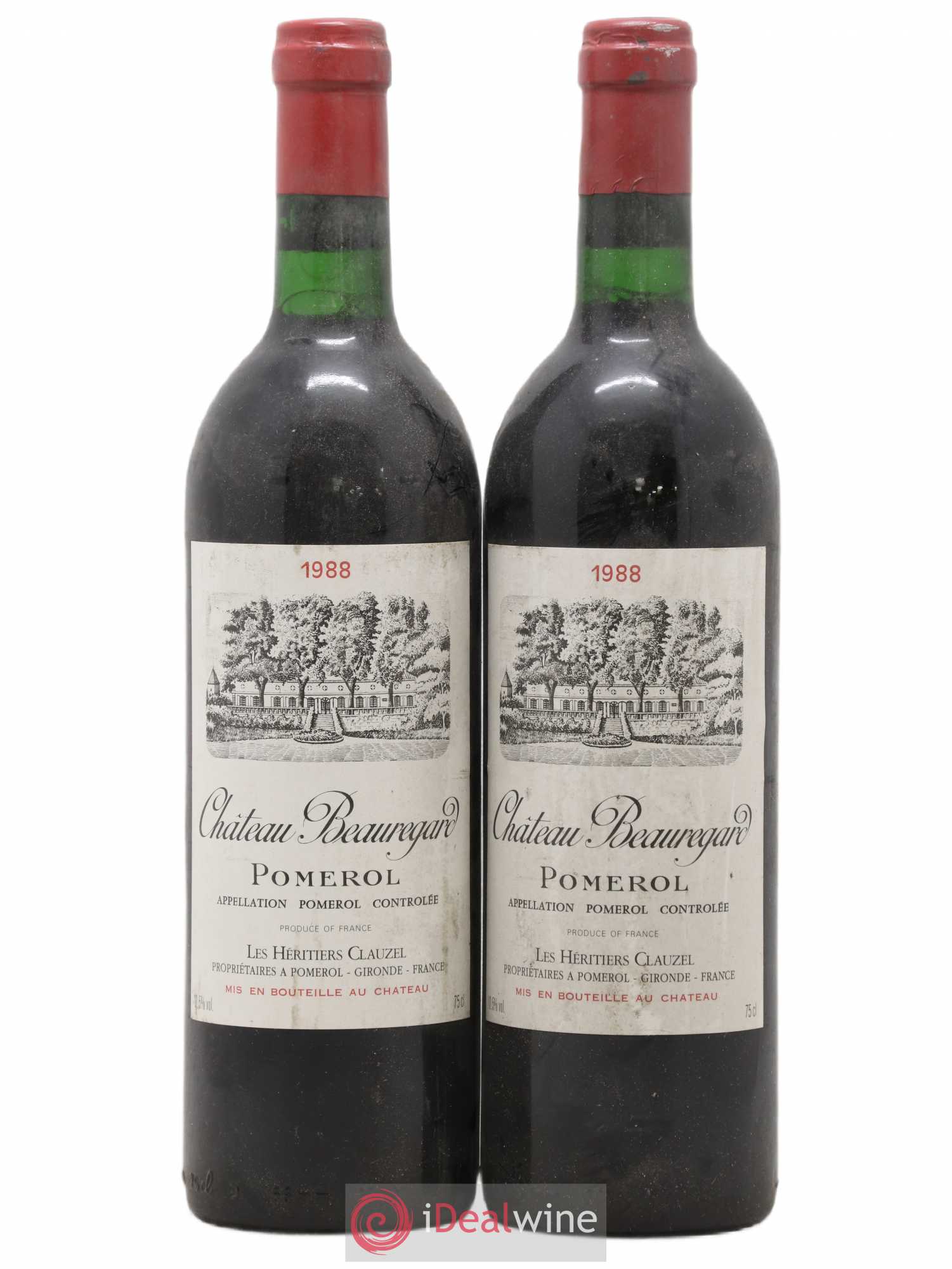 Château Beauregard 1988 - Lot de 2 bouteilles - 0