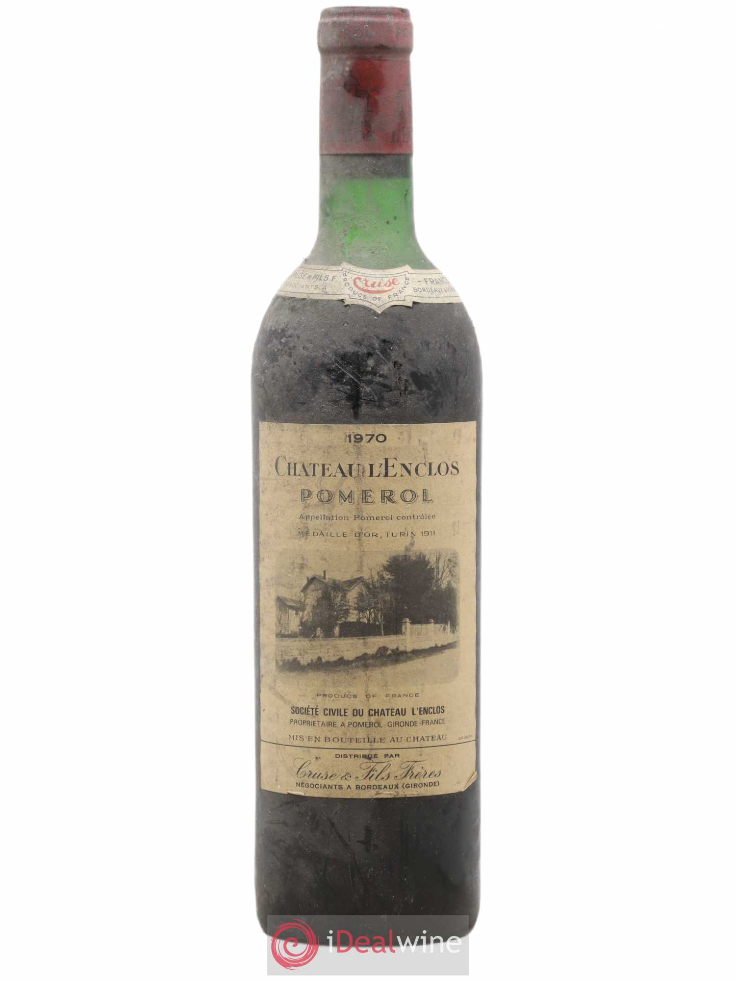 Château l' Enclos 1970 - Lot de 1 bouteille - 0