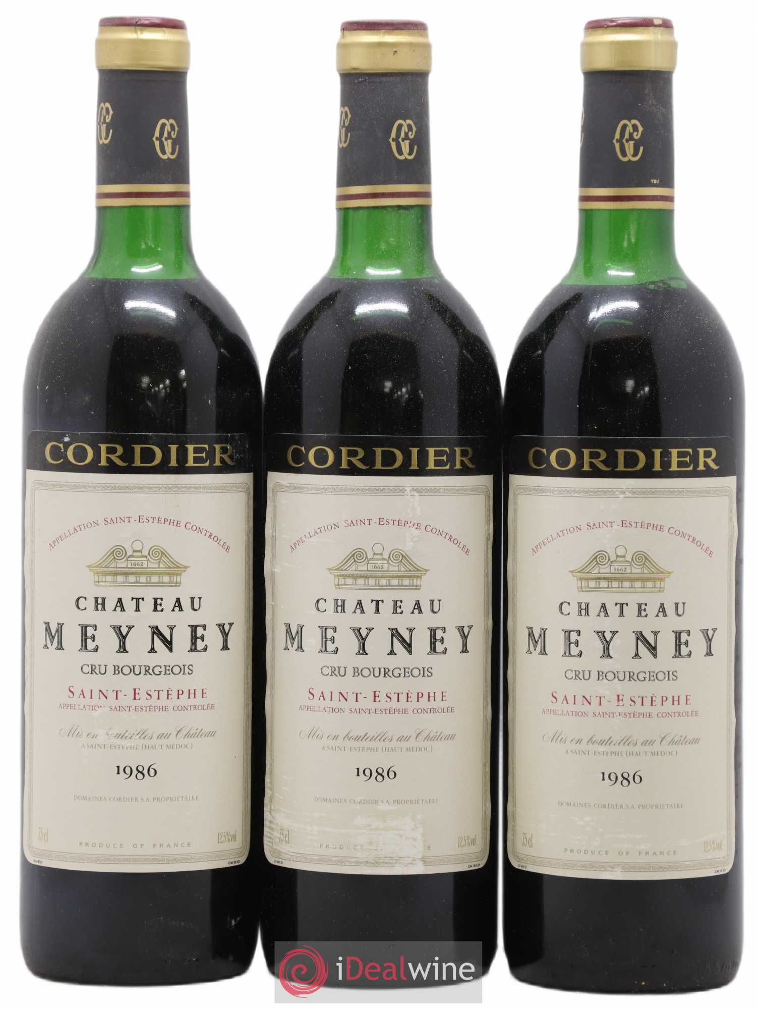 Château Meyney 1986 - Lot de 12 bouteilles - 1
