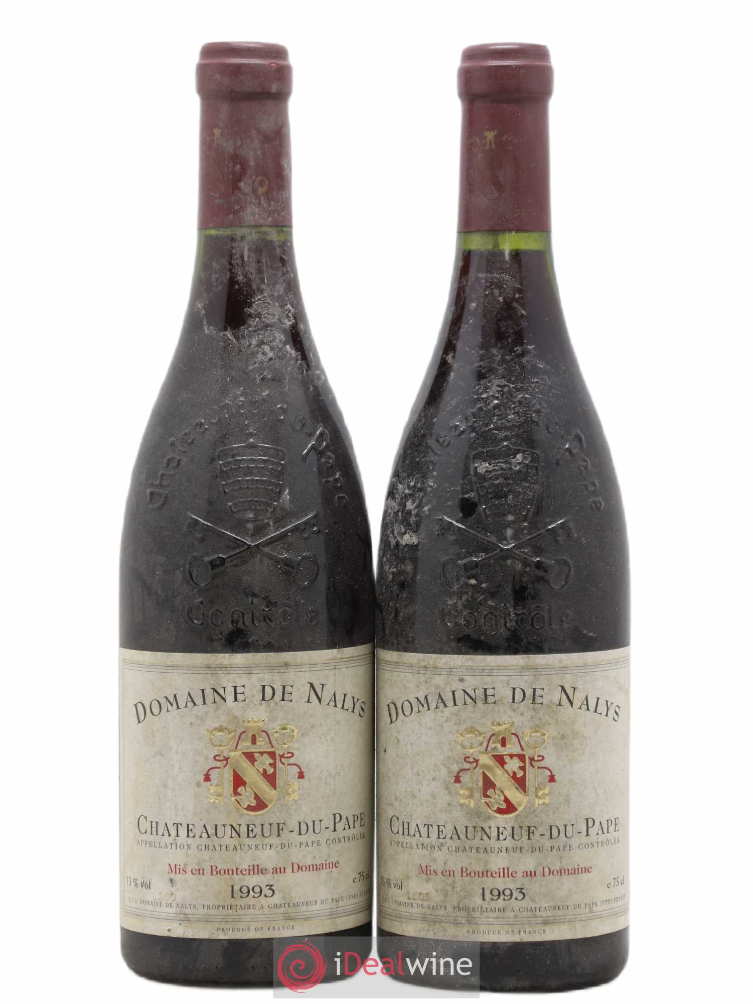 Châteauneuf-du-Pape Château de Nalys 1993 - Lot de 2 bouteilles - 0