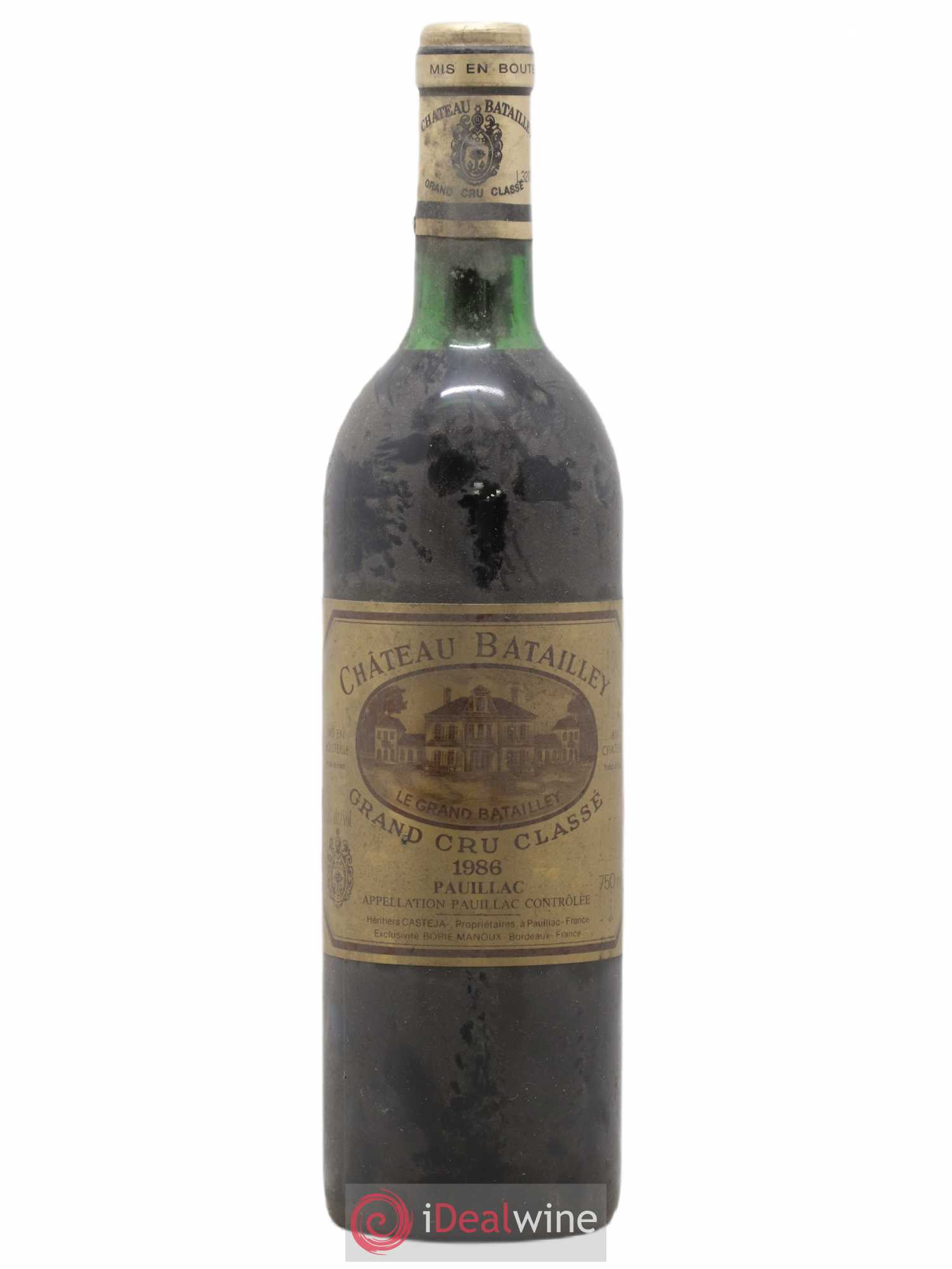 Château Batailley 5ème Grand Cru Classé 1986 - Lot de 1 bouteille - 0