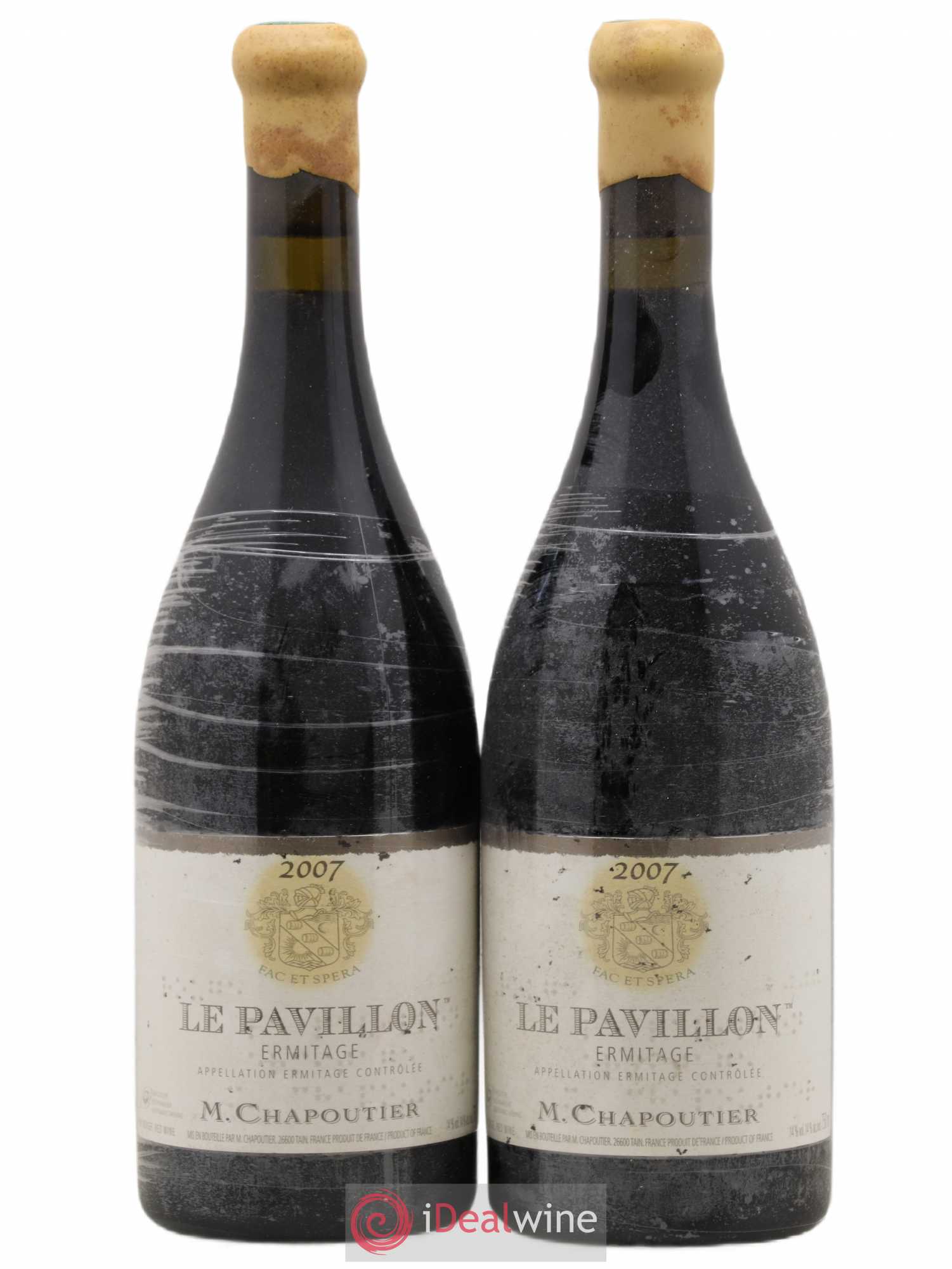 Hermitage Ermitage Le Pavillon Chapoutier 2007 - Lot de 2 bouteilles - 0