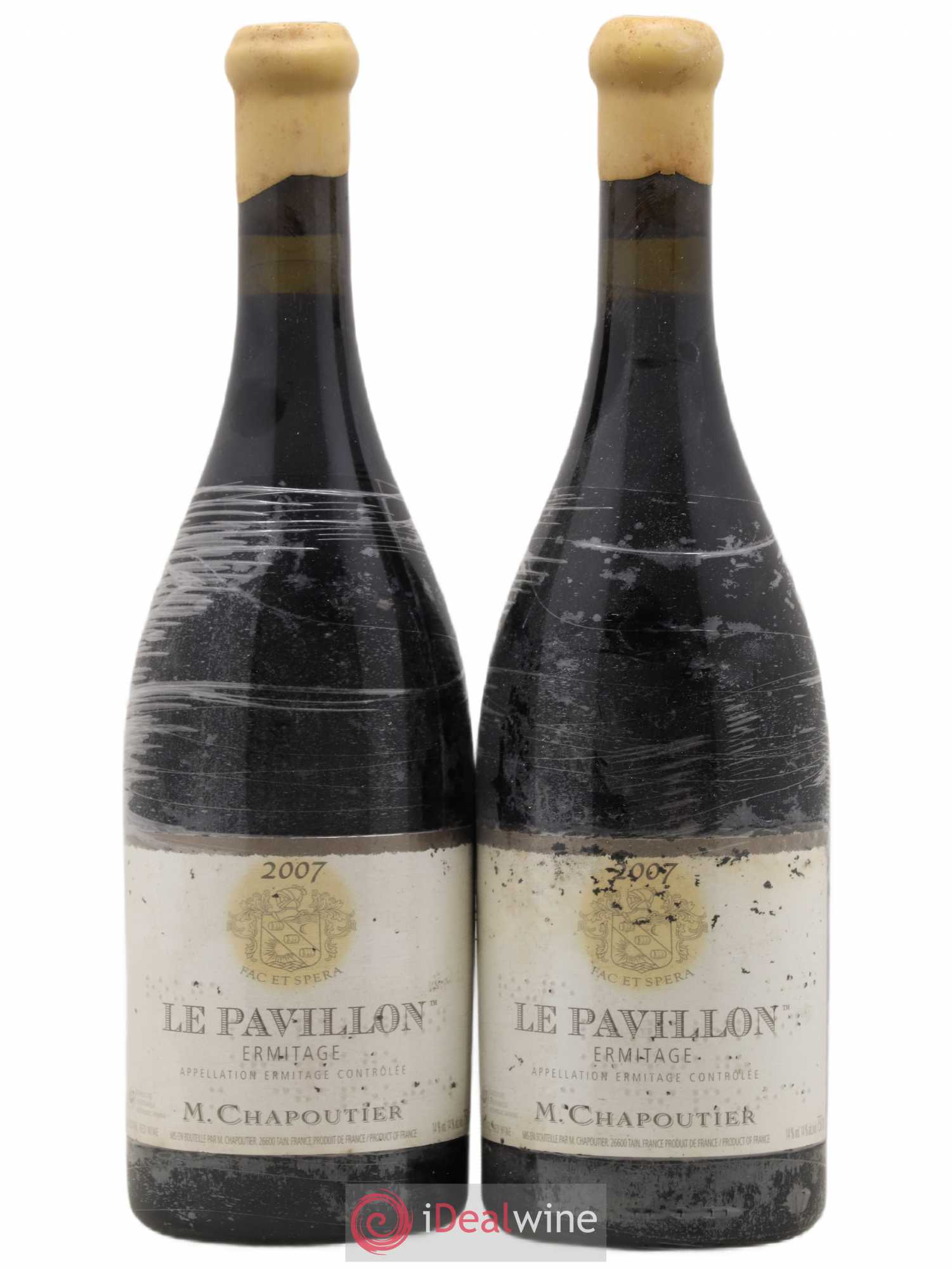 Hermitage Ermitage Le Pavillon Chapoutier 2007 - Lot de 2 bouteilles - 0