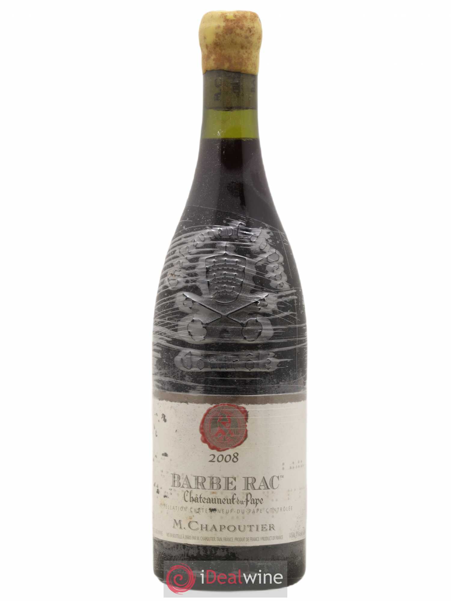 Châteauneuf-du-Pape Barbe Rac Chapoutier 2008 - Lot de 1 bouteille - 0