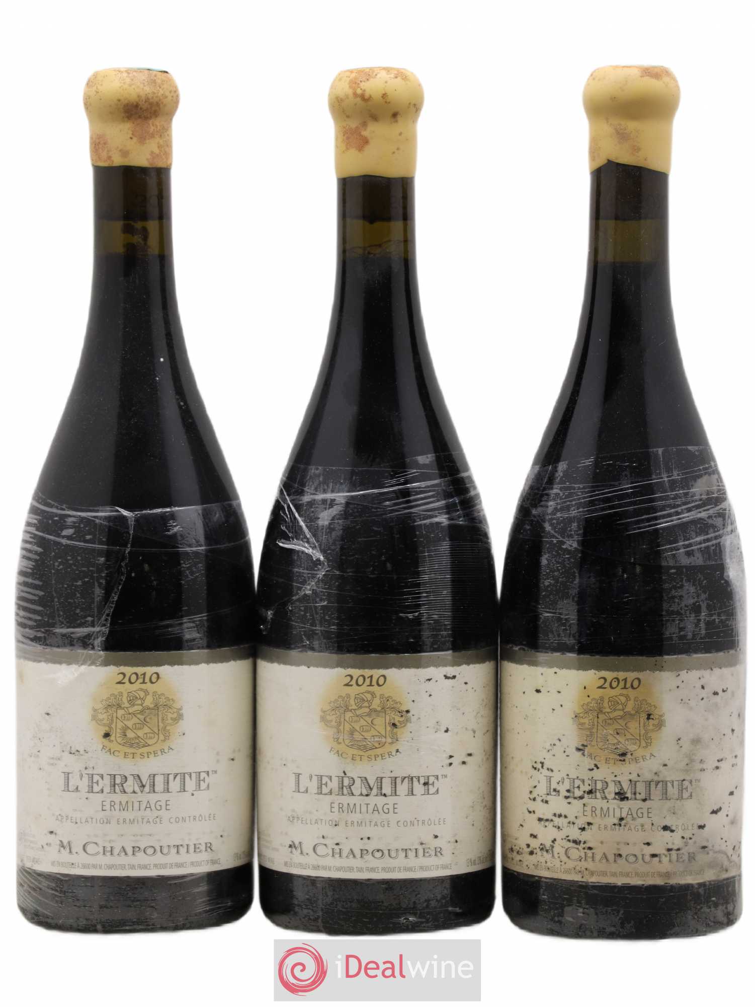 Hermitage Ermitage l'Ermite Chapoutier 2010 - Lot de 3 bouteilles - 0