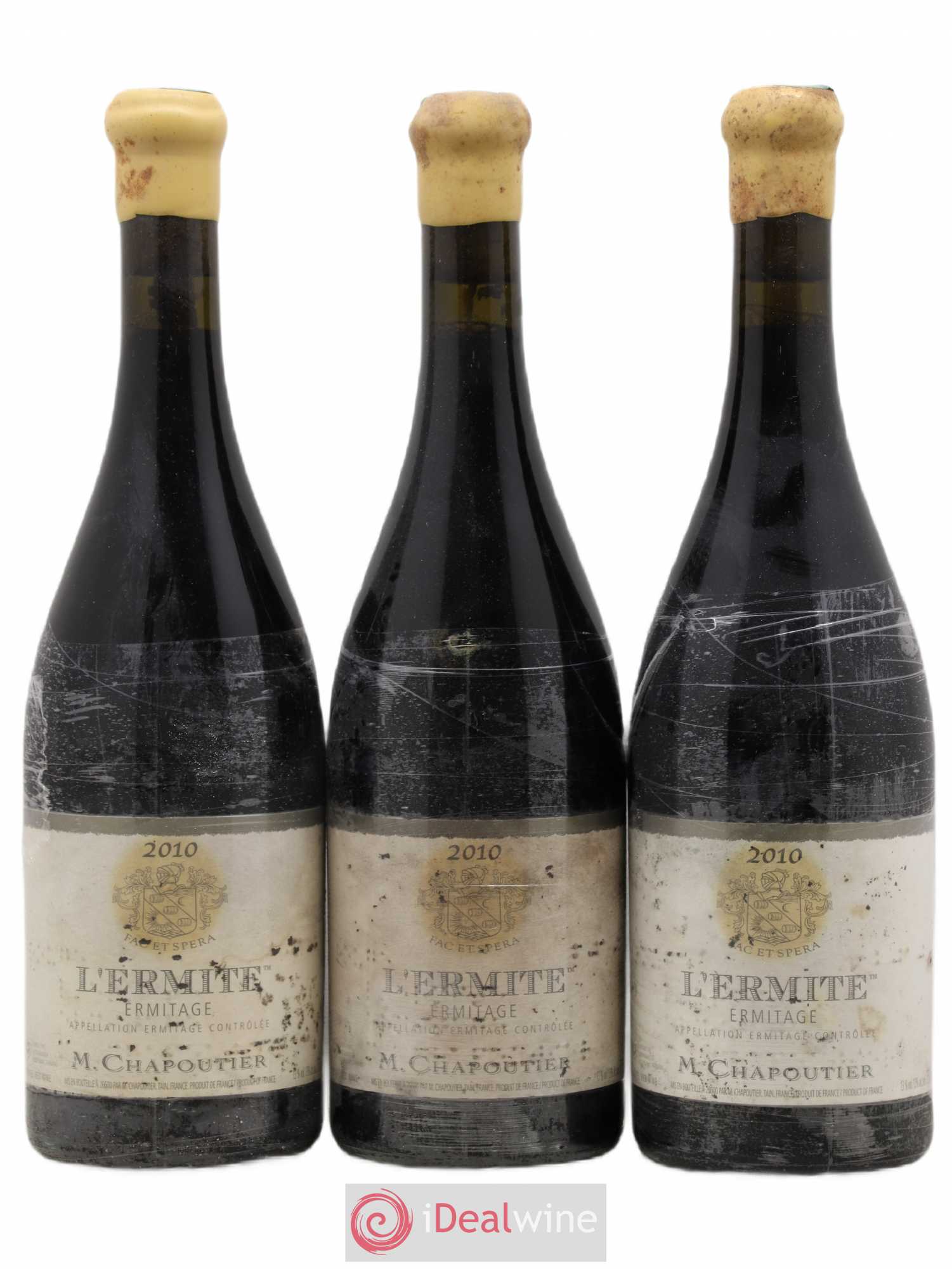 Hermitage Ermitage l'Ermite Chapoutier 2010 - Lot de 3 bouteilles - 0