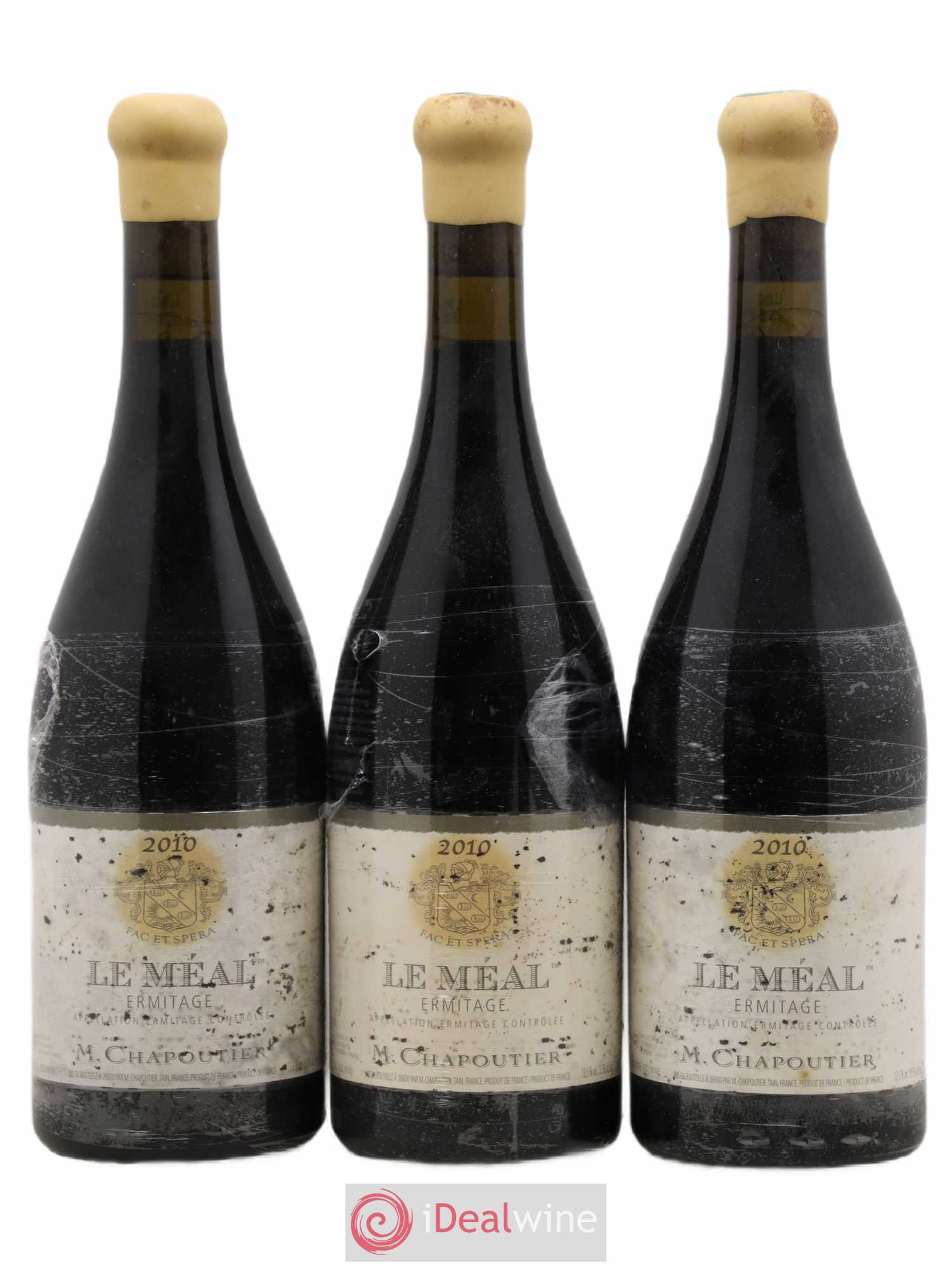 Hermitage Ermitage Le Méal Chapoutier 2010 - Lot de 3 bouteilles - 0