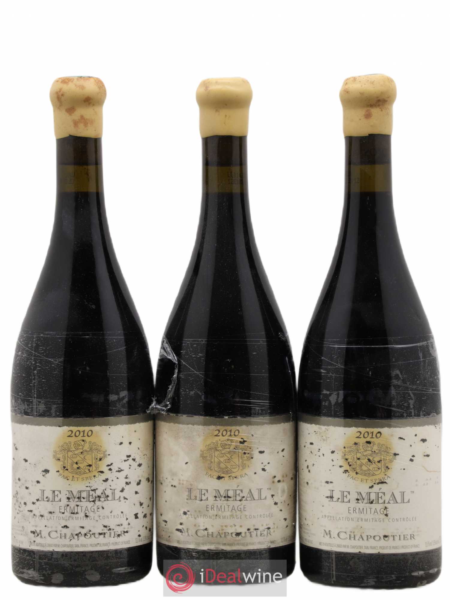 Hermitage Ermitage Le Méal Chapoutier 2010 - Lot de 3 bouteilles - 0