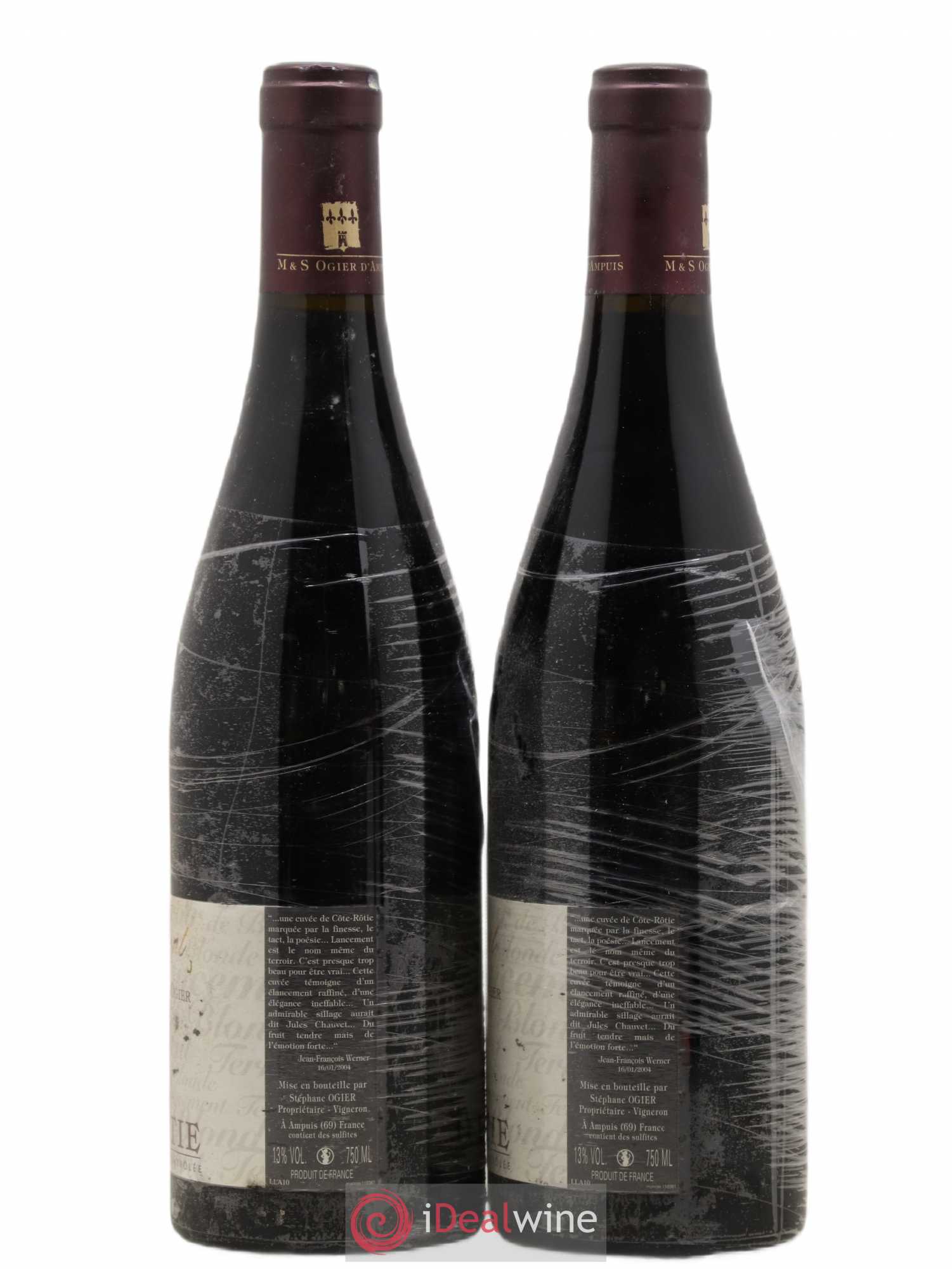 Côte-Rôtie Lancement Stéphane Ogier 2010 - Lot de 2 bouteilles - 1