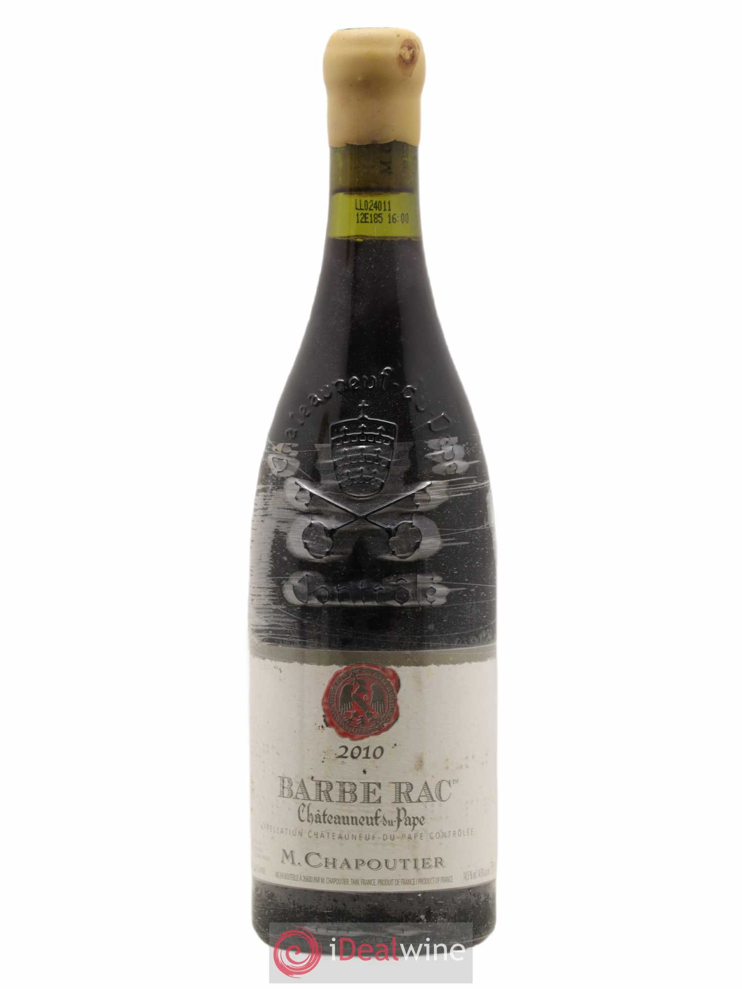 Châteauneuf-du-Pape Barbe Rac Chapoutier 2010 - Lot de 1 bouteille - 0