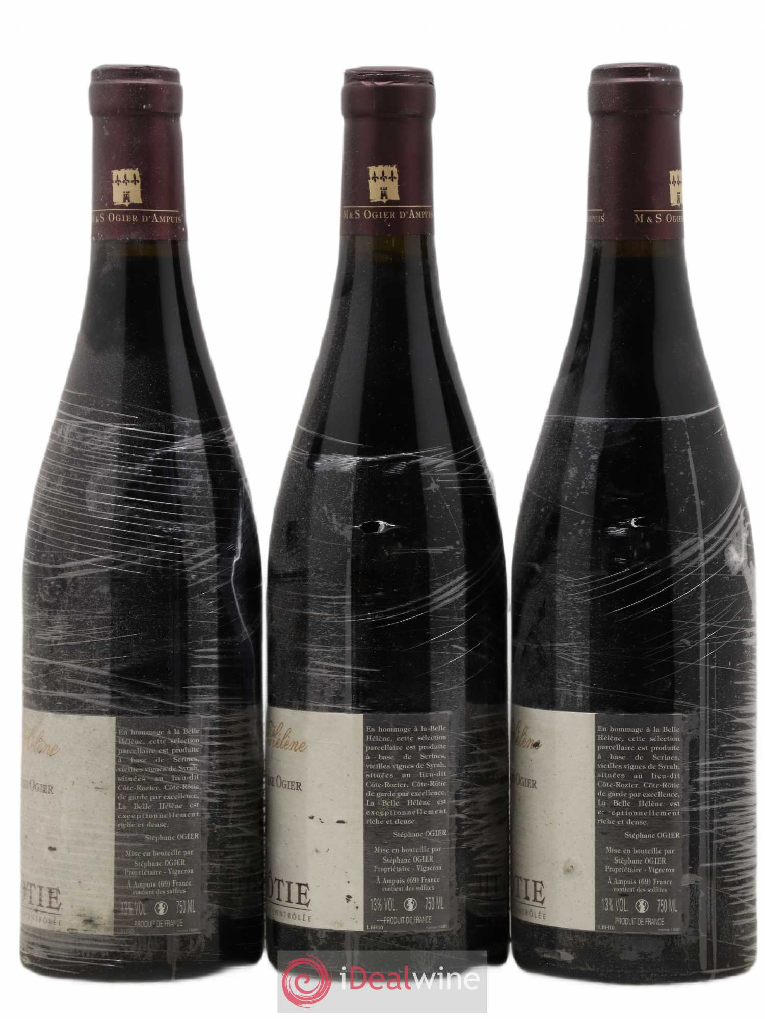Côte-Rôtie La Belle Hélène Stéphane Ogier 2010 - Lot de 3 bouteilles - 1