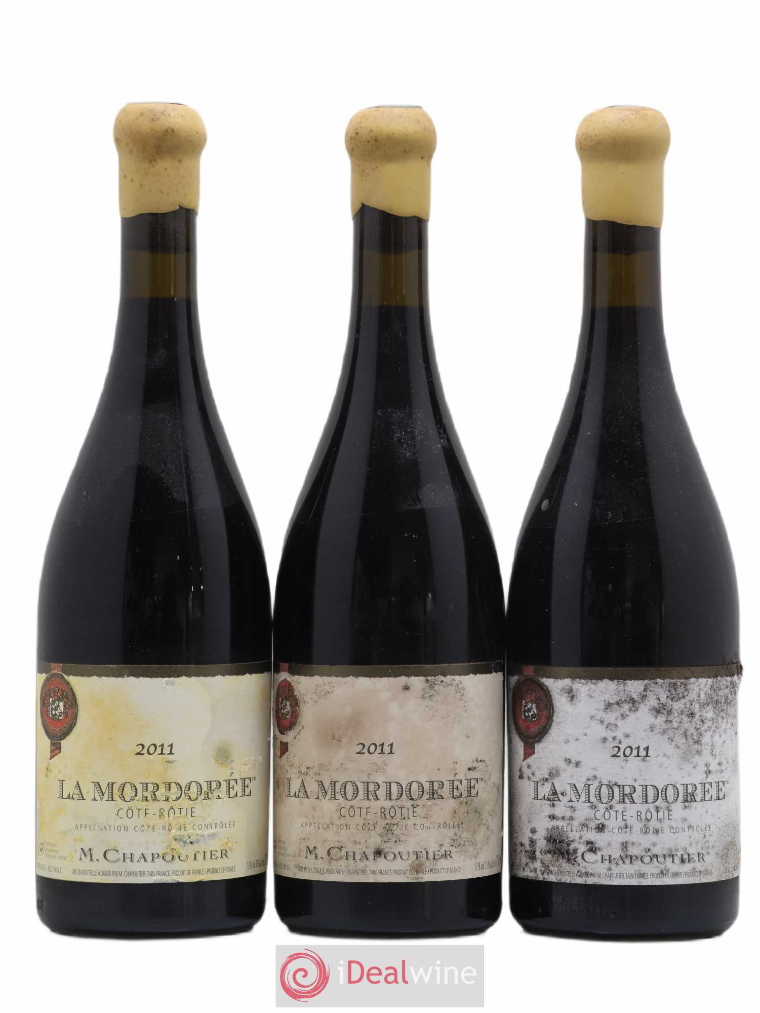 Côte-Rôtie La Mordorée Chapoutier 2011 - Lot de 3 bouteilles - 0