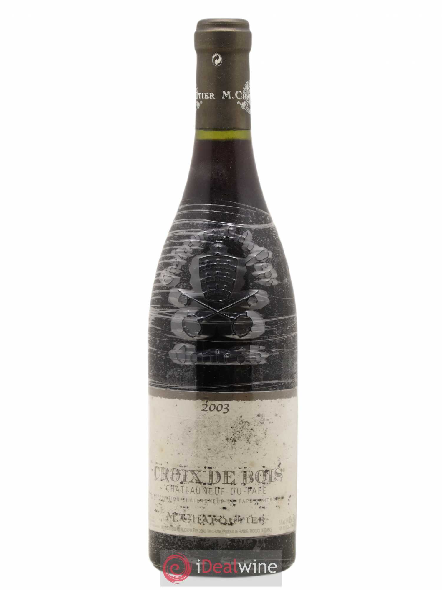 Châteauneuf-du-Pape Croix de Bois Chapoutier 2003 - Lot de 1 bouteille - 0