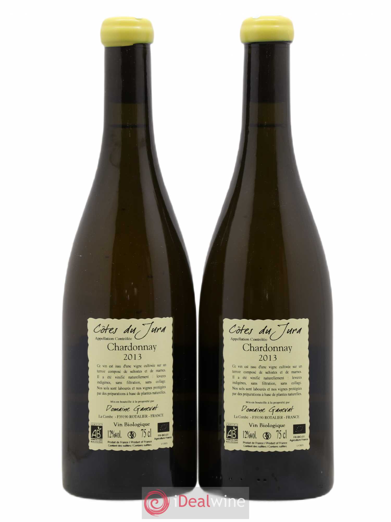 Côtes du Jura Grusse en Billat Jean-François Ganevat (Domaine) 2013 - Lot de 2 bouteilles - 1