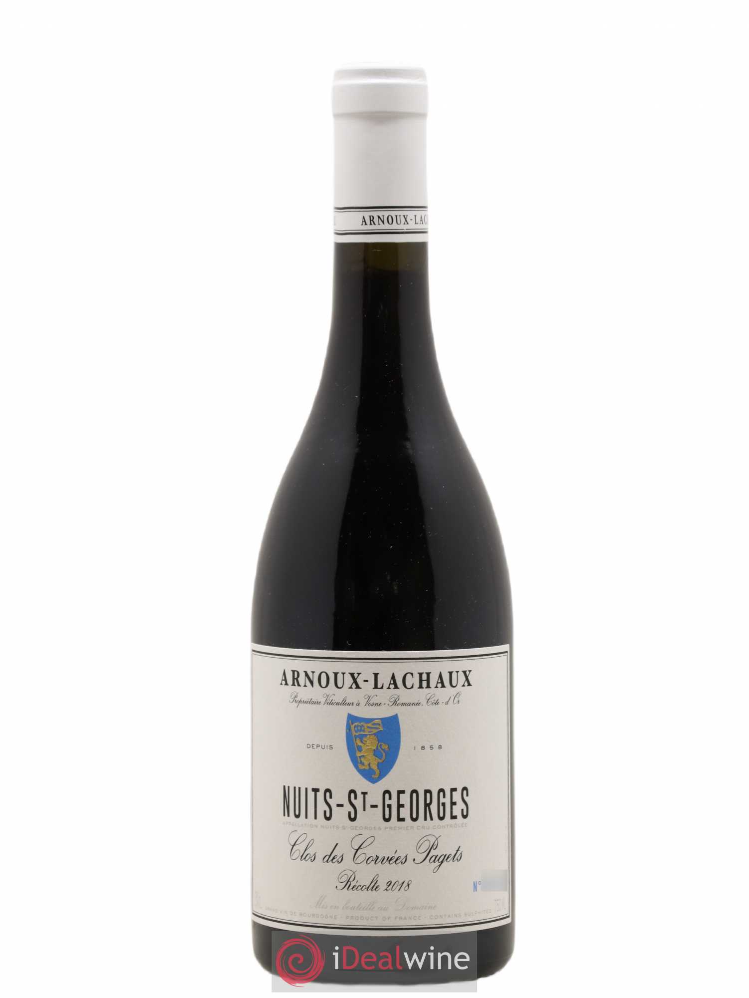 Nuits-Saint-Georges 1er Cru Clos des Corvées Pagets Arnoux-Lachaux (Domaine) 2018 - Lot de 1 bouteille - 0