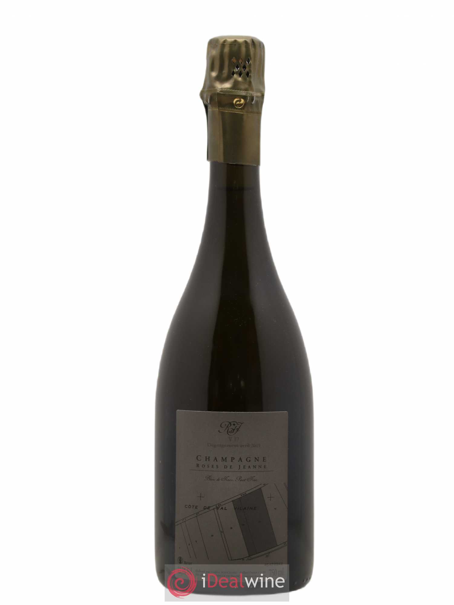 Roses de Jeanne Côte de Val Vilaine Blanc de Noirs Cédric Bouchard - Lot de 1 bouteille - 1