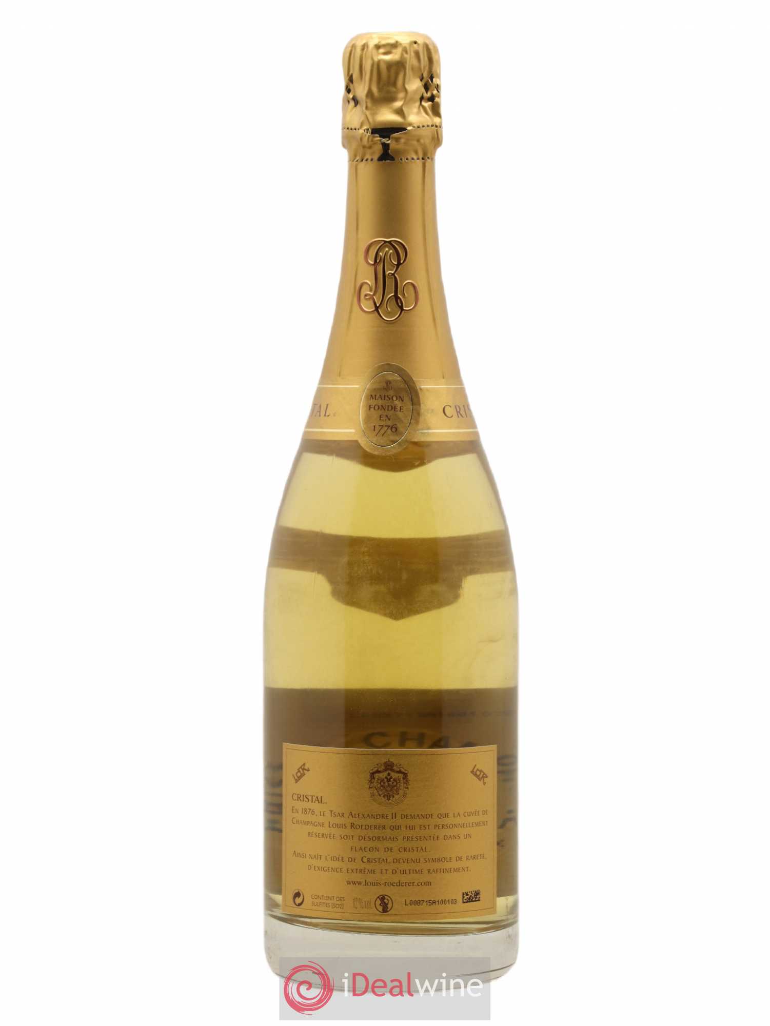 Cristal Louis Roederer 2004 - Lot de 1 bouteille - 1