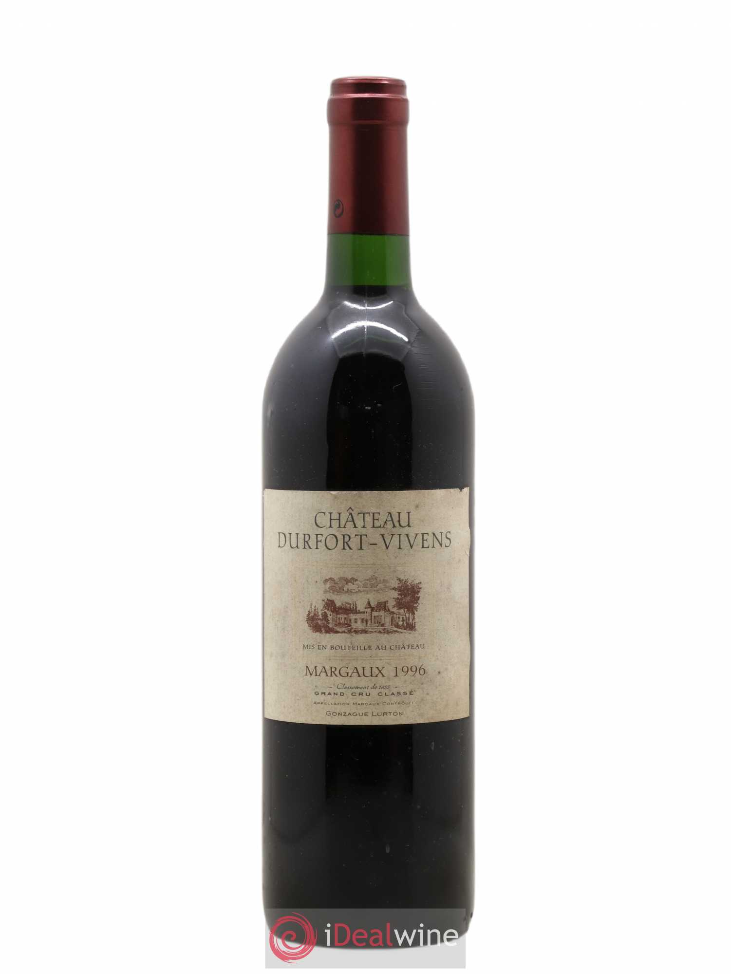 Château Durfort Vivens 2ème Grand Cru Classé 1996 - Lot de 1 bouteille - 0