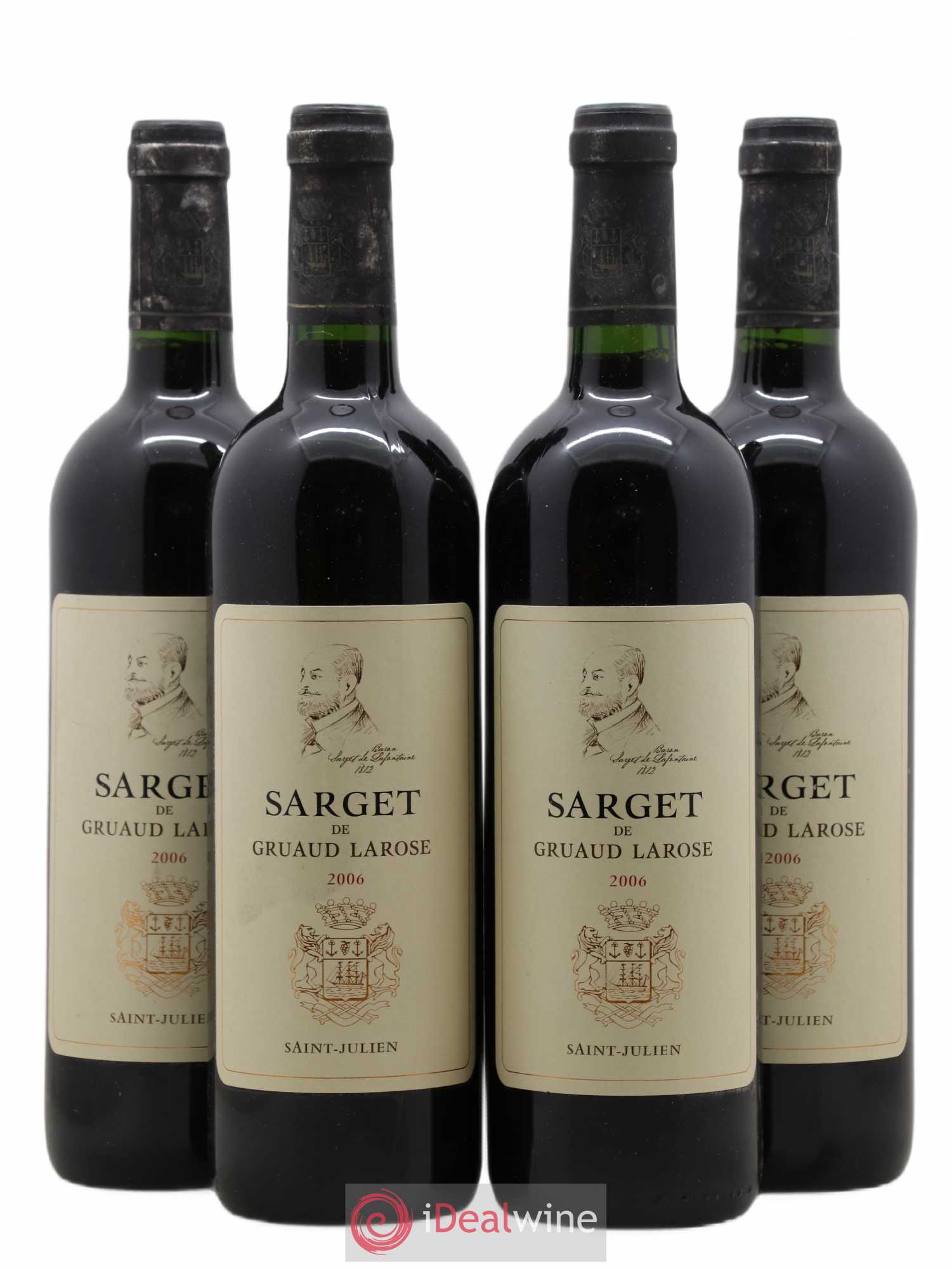 Sarget de Gruaud Larose Second Vin 2006 - Lot de 4 bouteilles - 0