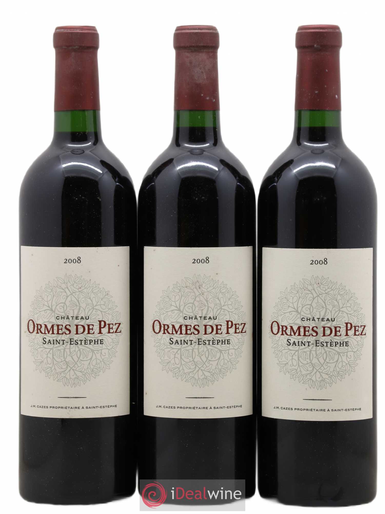 Château les Ormes de Pez 2008 - Lot de 3 bouteilles - 0