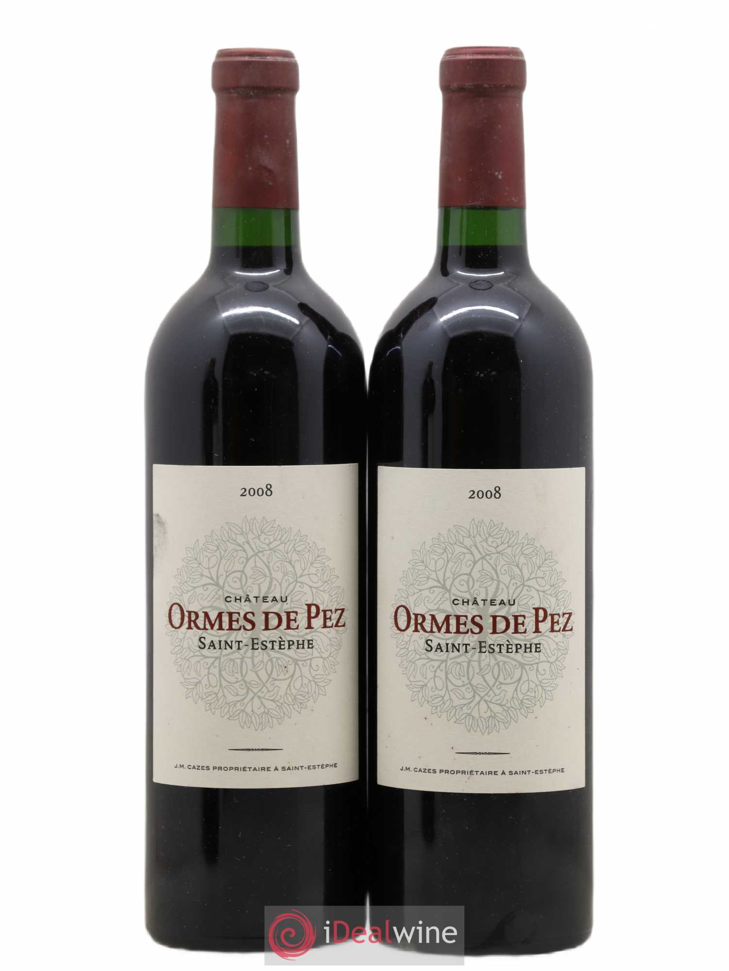 Château les Ormes de Pez 2008 - Lot de 2 bouteilles - 0