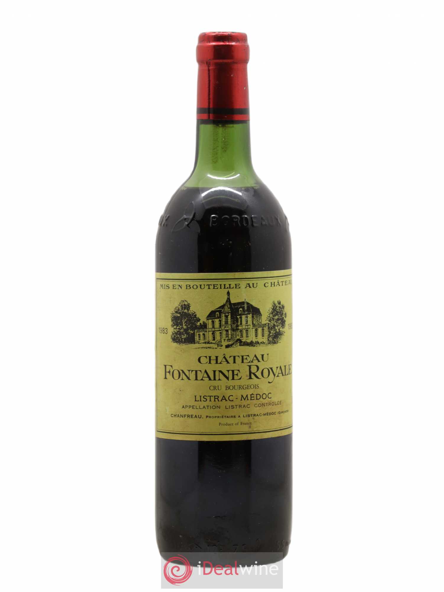 Listrac-Médoc Château Fontaine Royale 1983 - Posten von 1 Flasche - 0