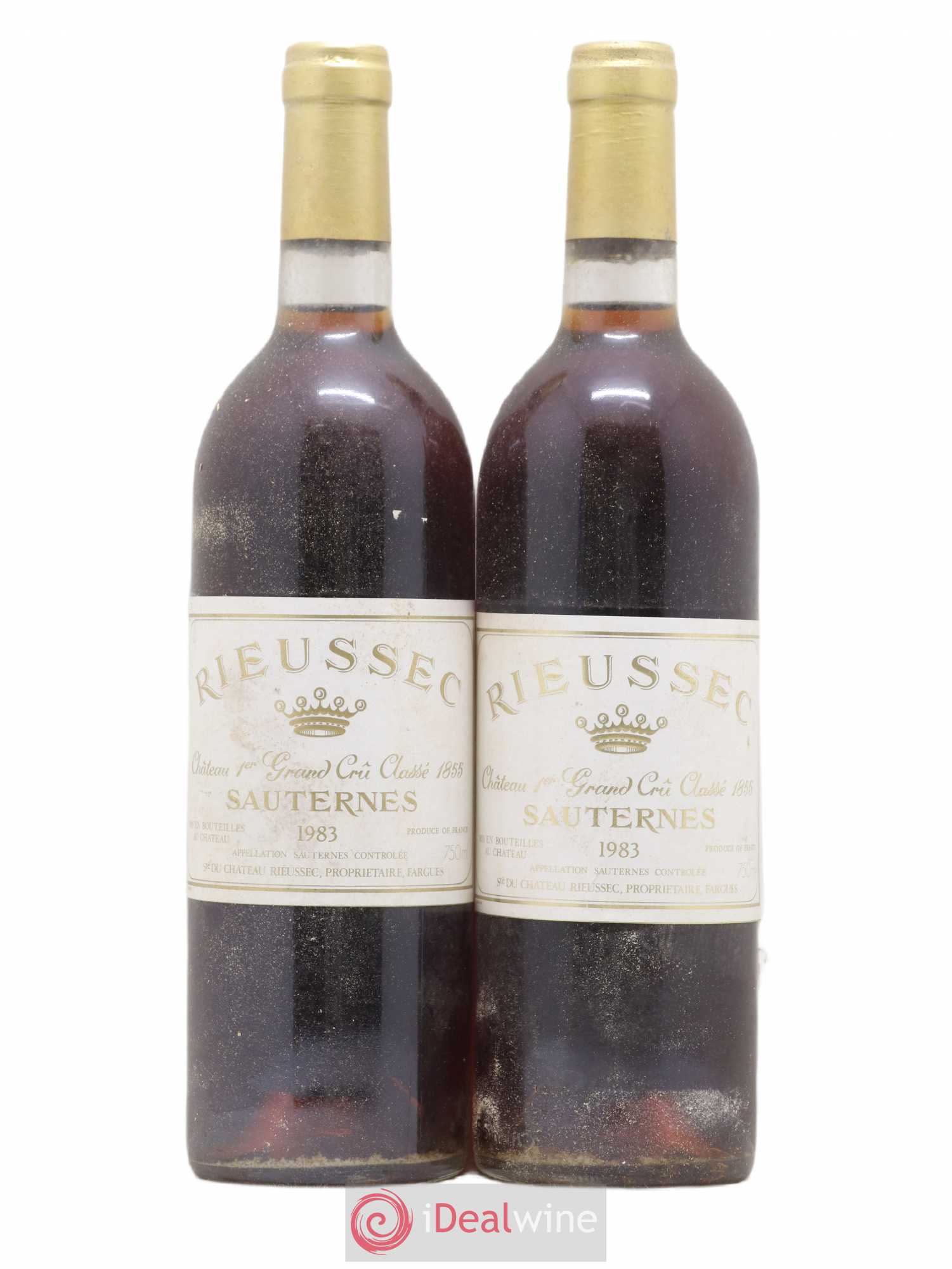 Château Rieussec 1er Grand Cru Classé 1983 - Lotto di 2 bottiglie - 0