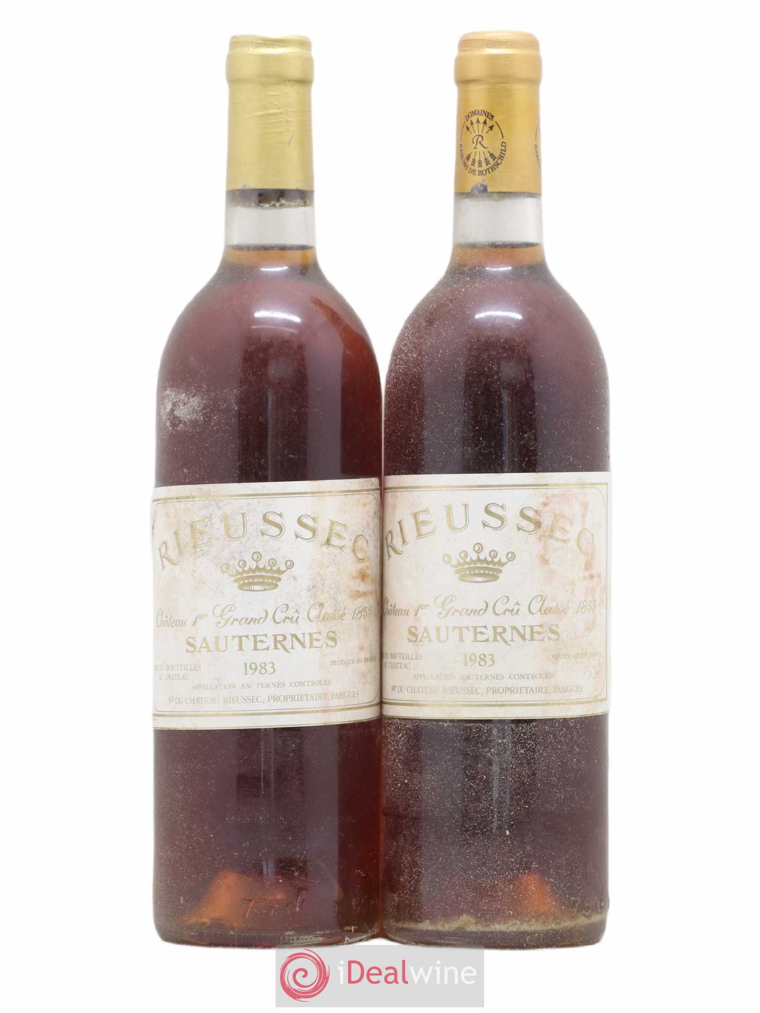 Château Rieussec 1er Grand Cru Classé 1983 - Lotto di 2 bottiglie - 0
