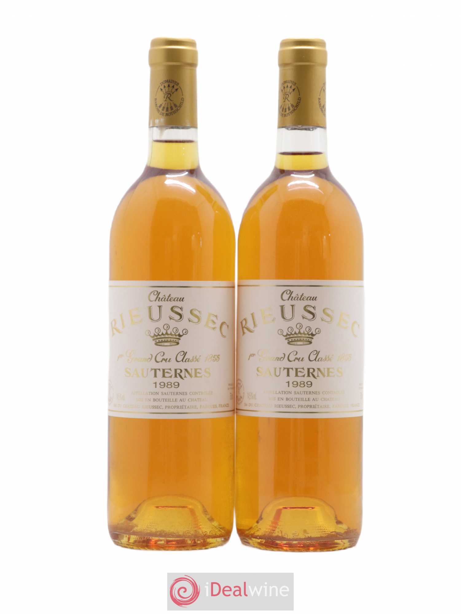 Château Rieussec 1er Grand Cru Classé 1989 - Lotto di 2 bottiglie - 0