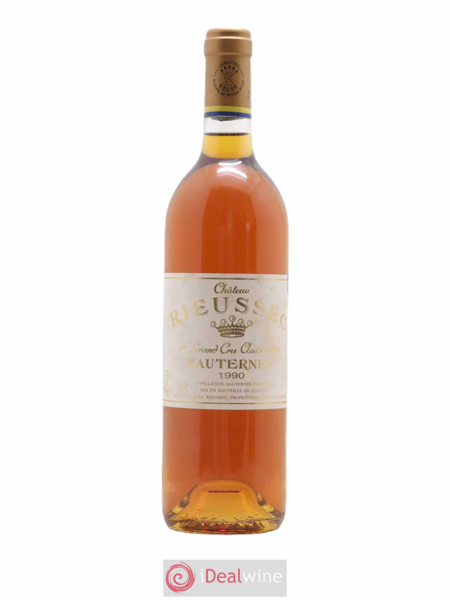 Château Rieussec 1er Grand Cru Classé 1990 - Posten von 1 Flasche - 0
