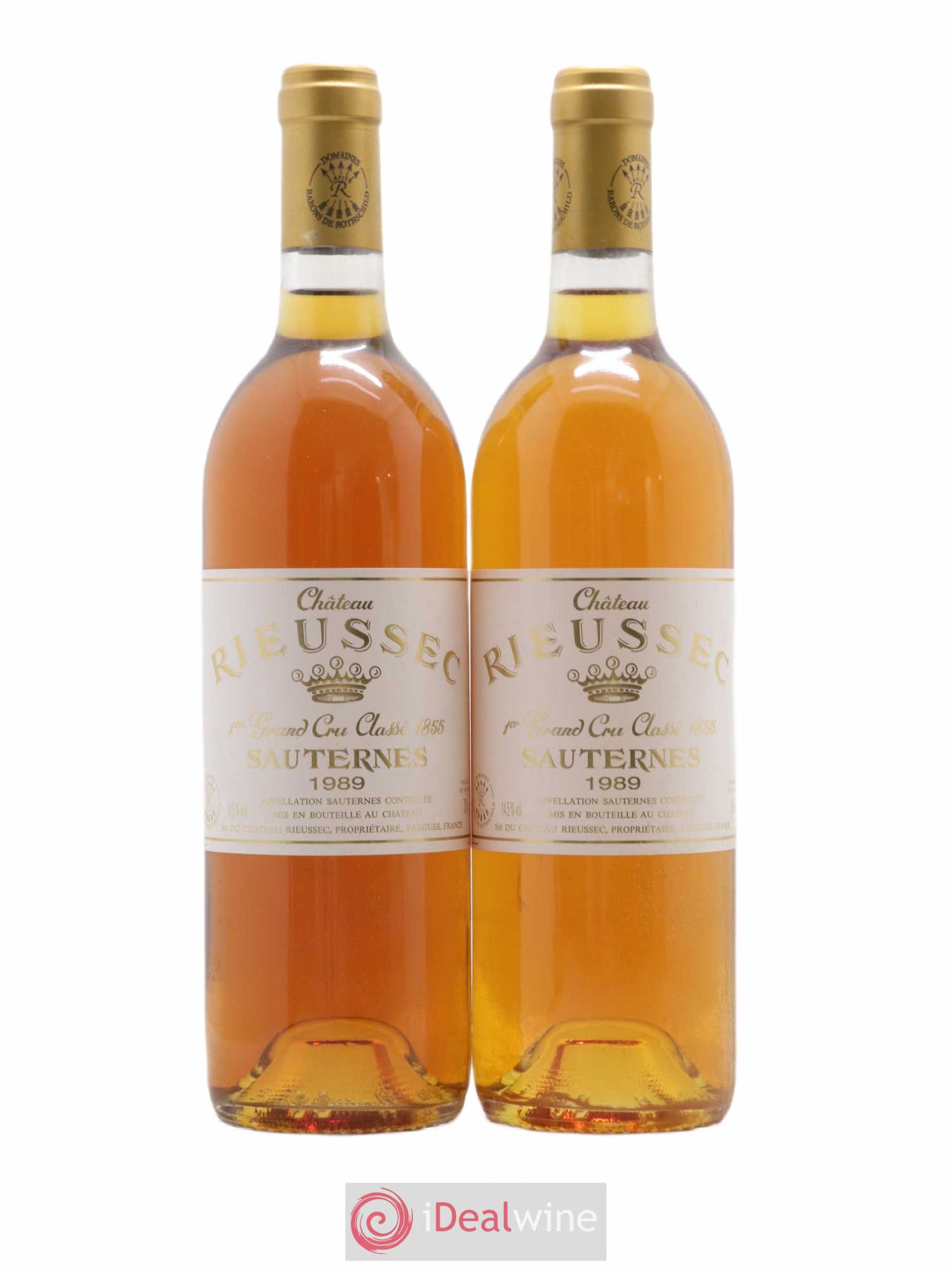 Château Rieussec 1er Grand Cru Classé (senza prezzo di riserva) 1989 - Lotto di 2 bottiglie - 0