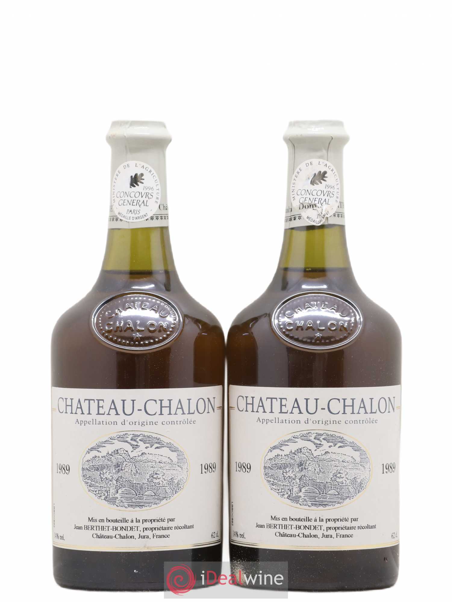 Château-Chalon Berthet-Bondet 1989 - Lot de 2 bouteilles - 0