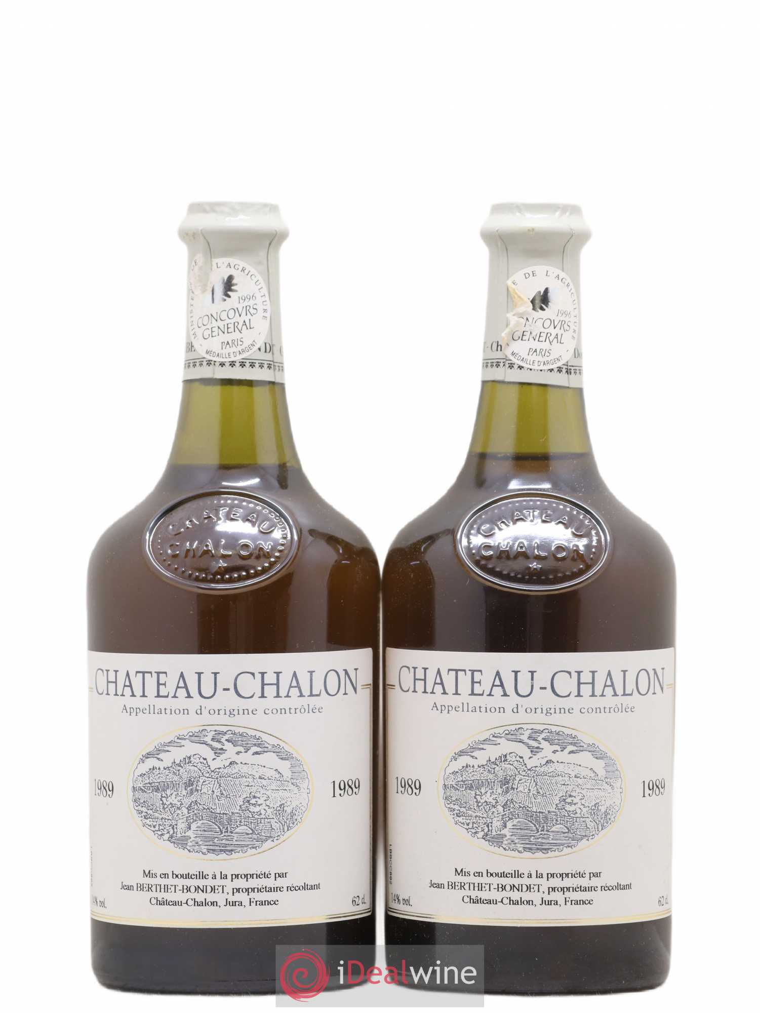 Château-Chalon Berthet-Bondet 1989 - Lot de 2 bouteilles - 0