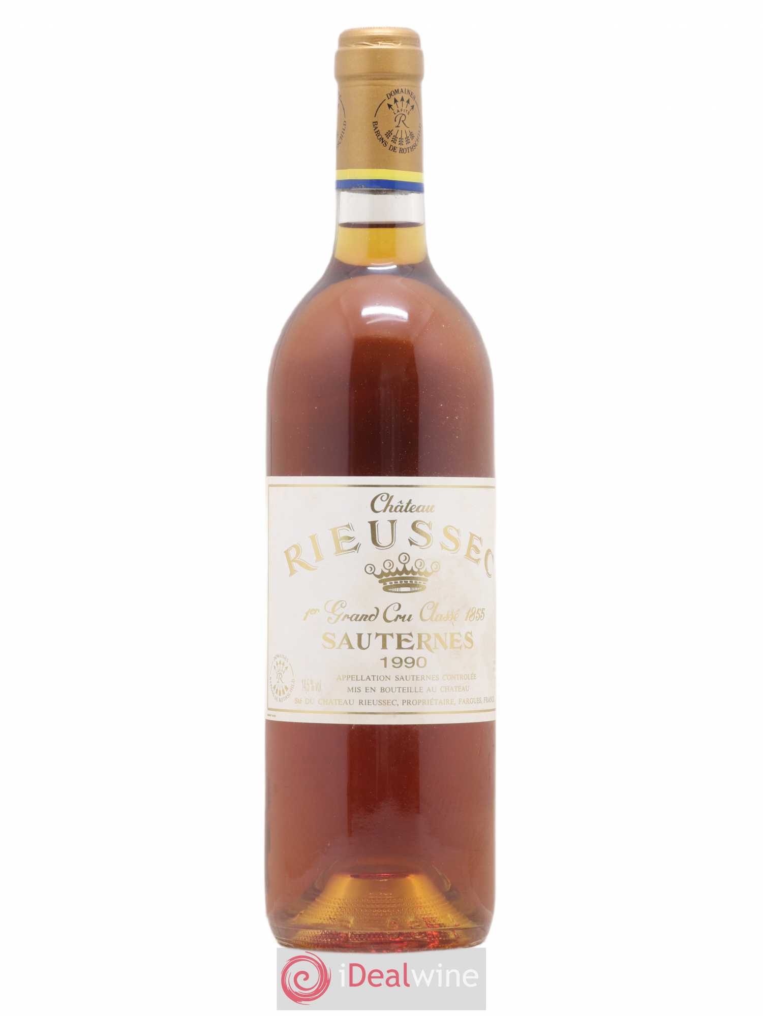 Château Rieussec 1er Grand Cru Classé 1990 - Posten von 1 Flasche - 0