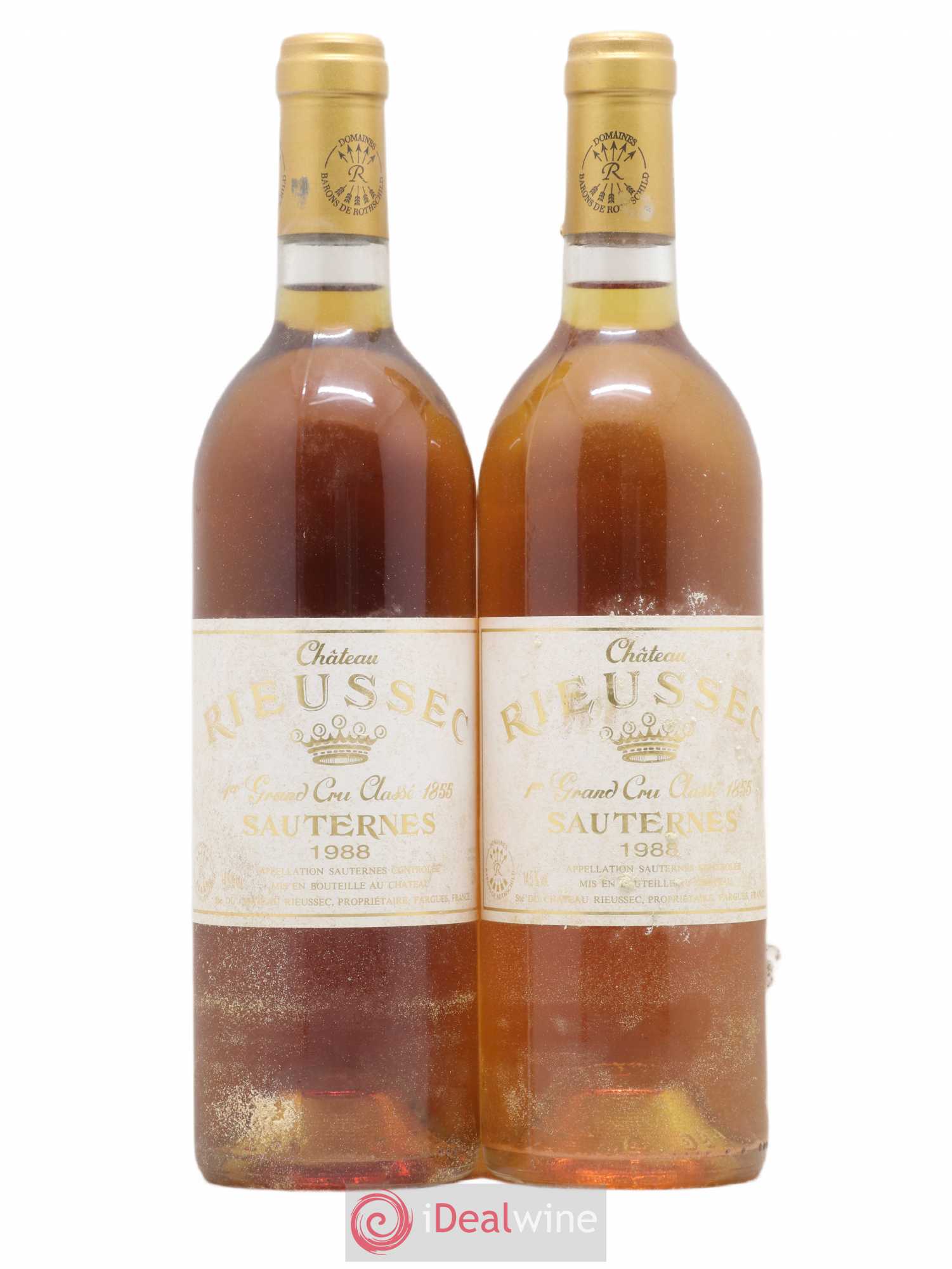 Château Rieussec 1er Grand Cru Classé 1988 - Lotto di 2 bottiglie - 0