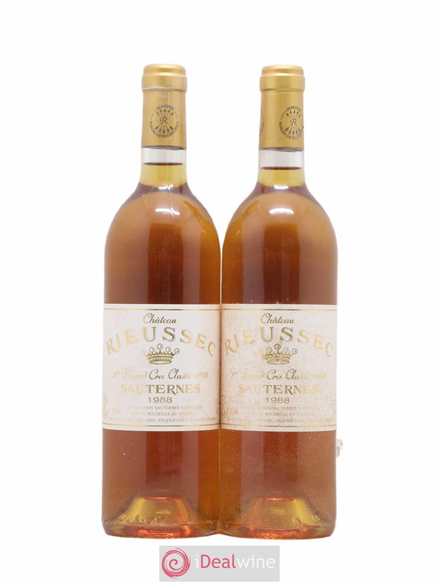 Château Rieussec 1er Grand Cru Classé 1988 - Lotto di 2 bottiglie - 0