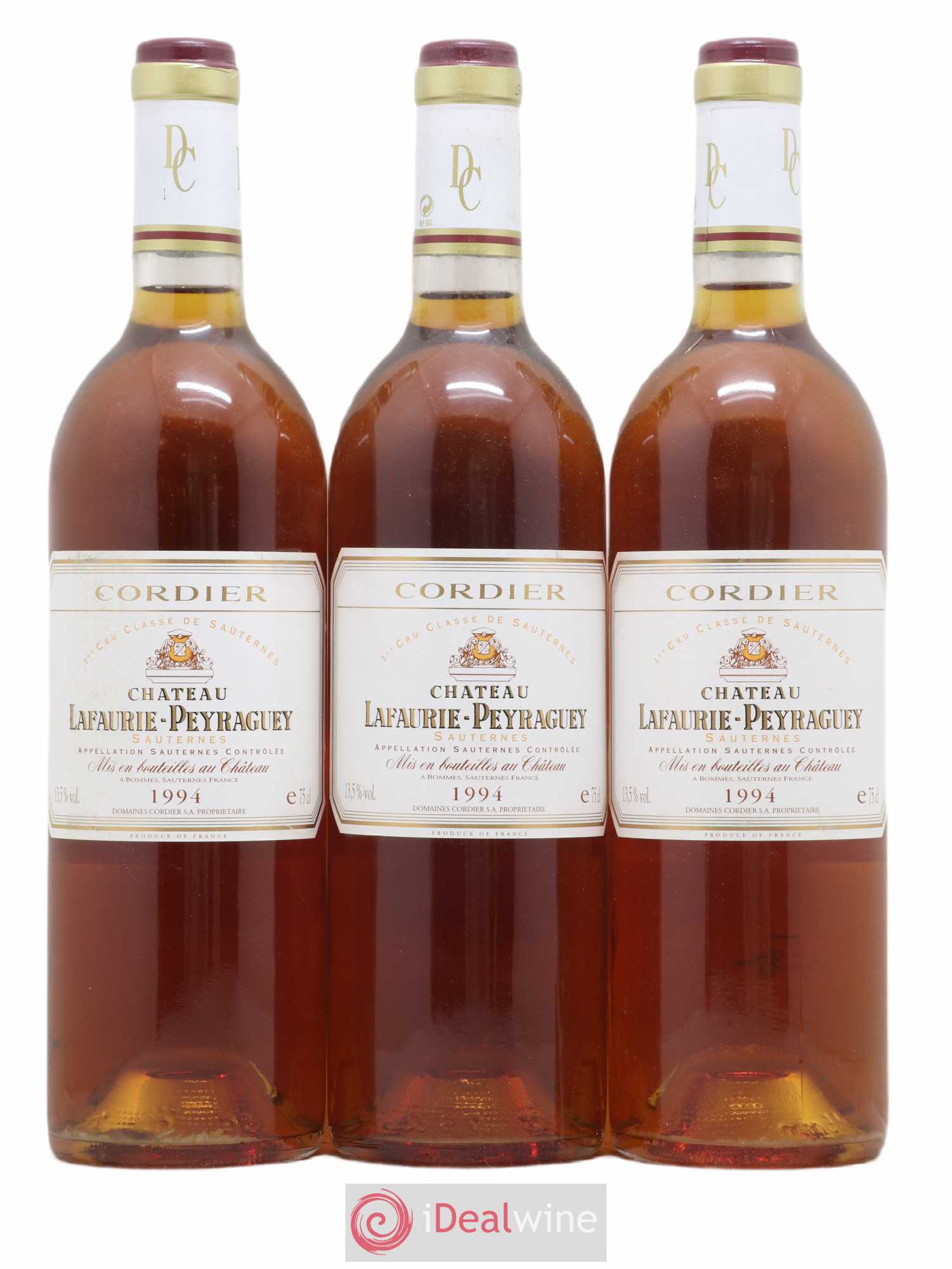 Château Lafaurie-Peyraguey 1er Grand Cru Classé 1994 - Lotto di 3 bottiglie - 0