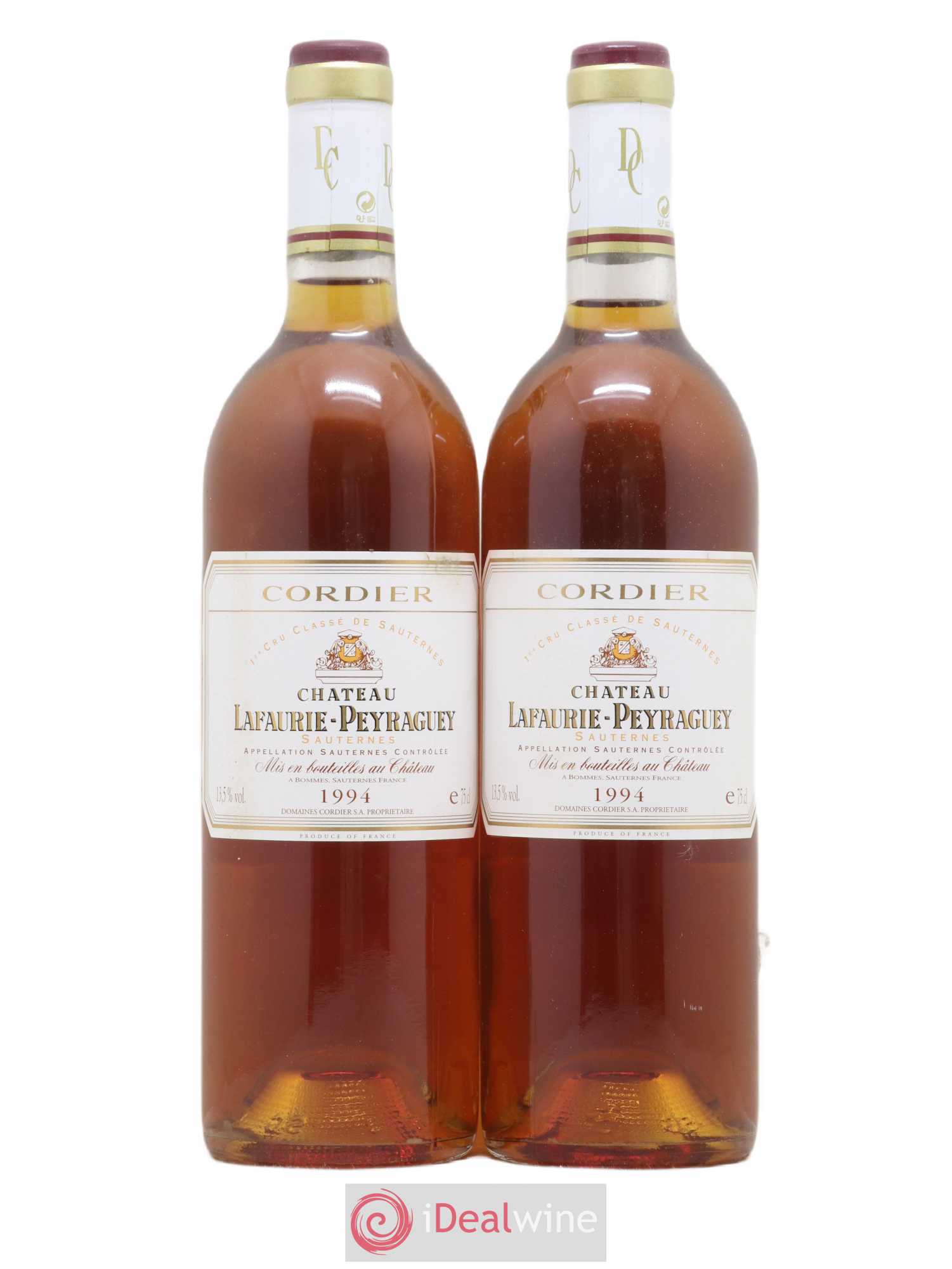 Château Lafaurie-Peyraguey 1er Grand Cru Classé 1994 - Lotto di 2 bottiglie - 0