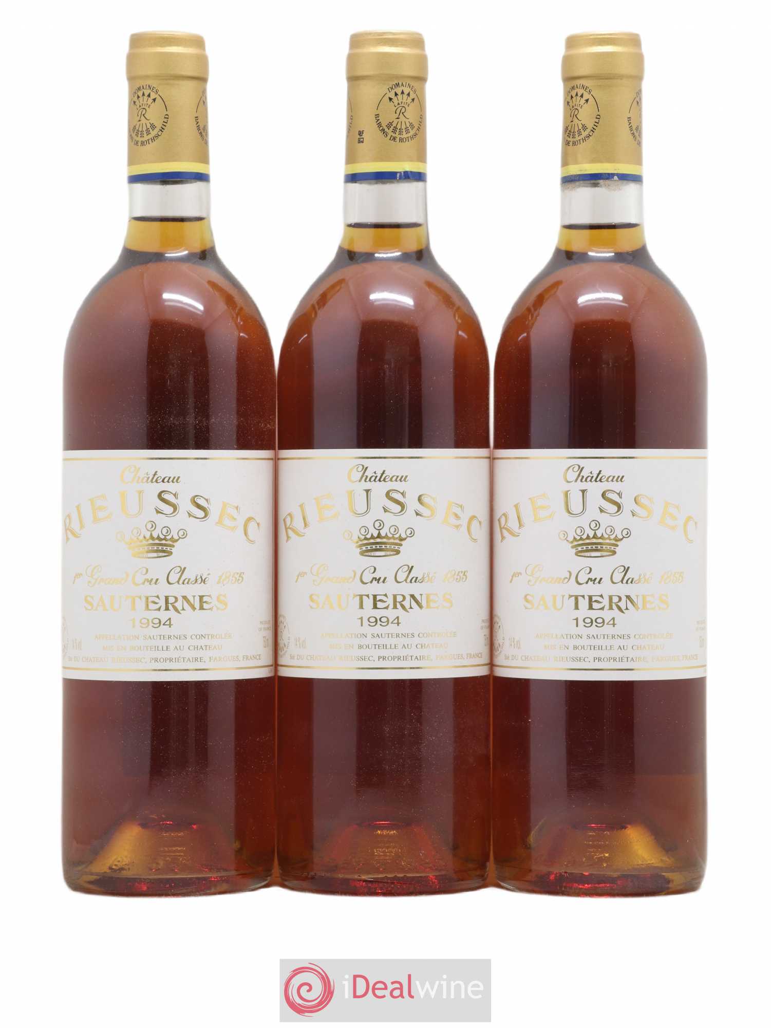 Château Rieussec 1er Grand Cru Classé 1994 - Lotto di 3 bottiglie - 0