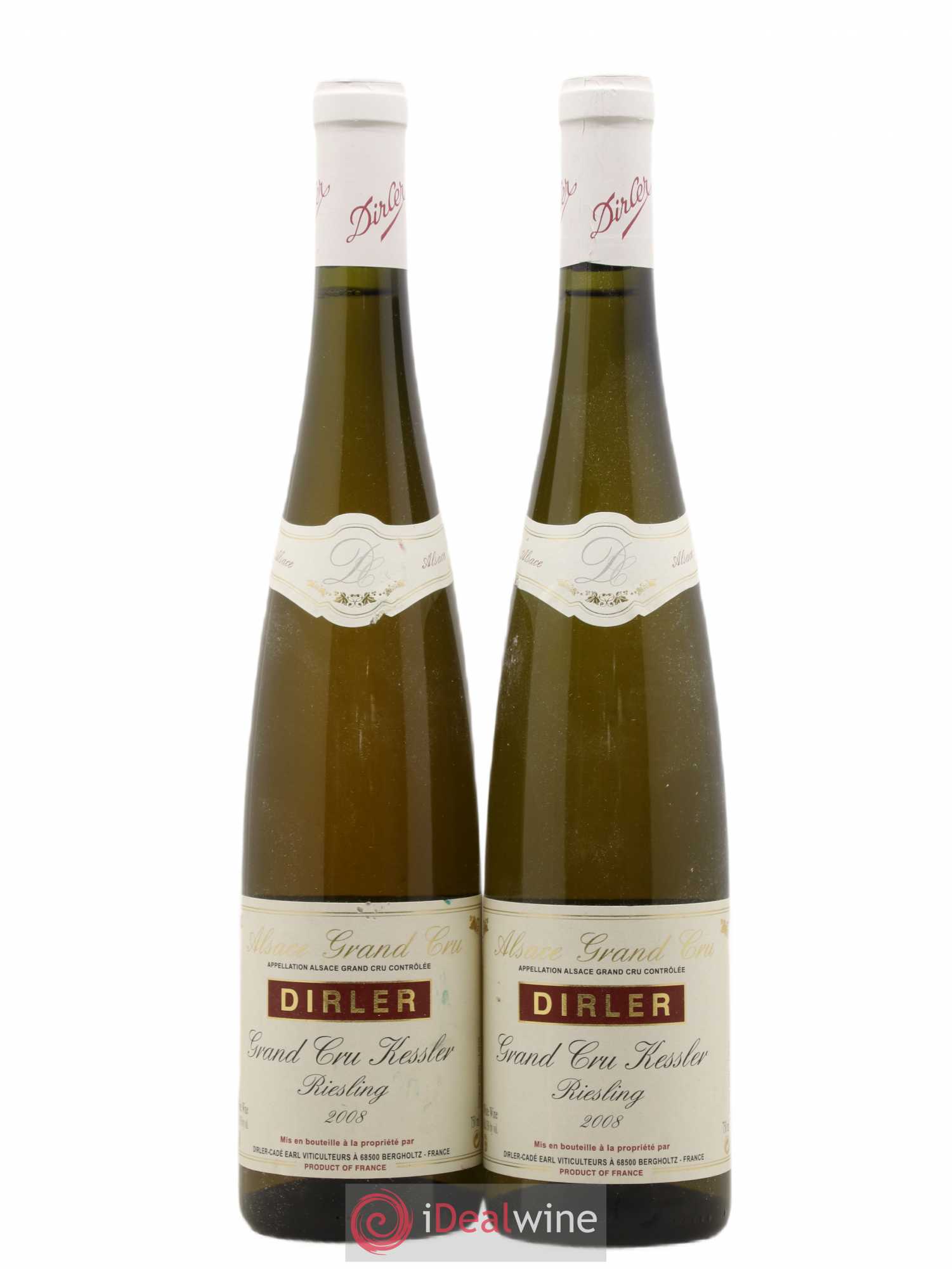 Riesling Grand Cru Grand Cru Kessler Dirler Cade 2008 - Posten von 2 Flaschen - 0